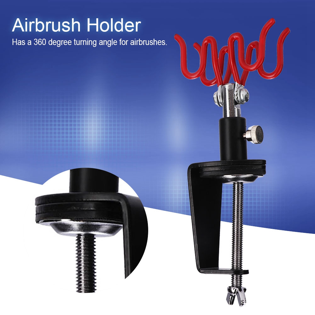 Airbrush-ständer, Bietet Platz Für 2 Airbrushes, Tischmontage, Malset Für Kreative Hobbys