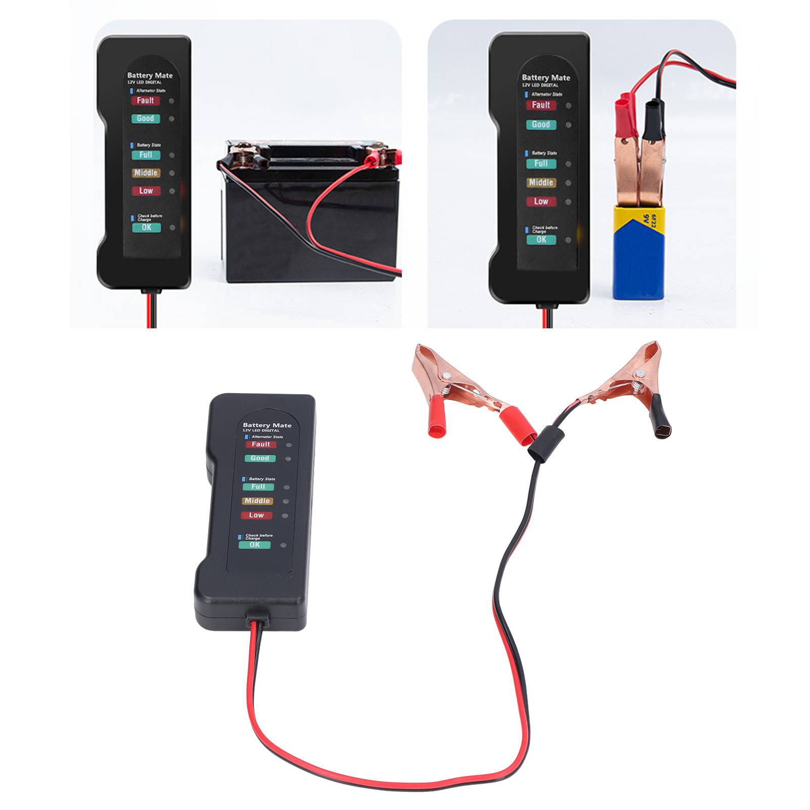 Aneng 12v Batterietester, Batteriedetektor, Fehlerdetektor