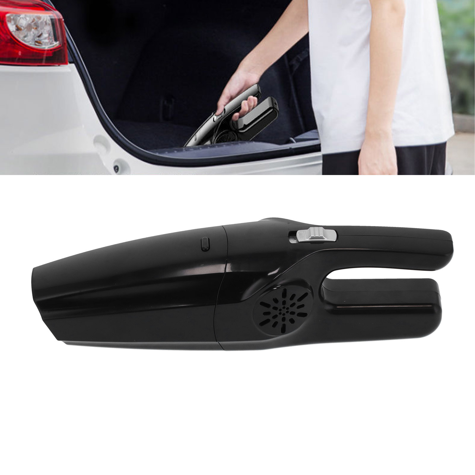 Tragbarer Autostaubsauger Mit 120 W Leistung, 4500 Pa Saugleistung, Usb-aufladbar, Für Zuhause, Auto Und Büro.