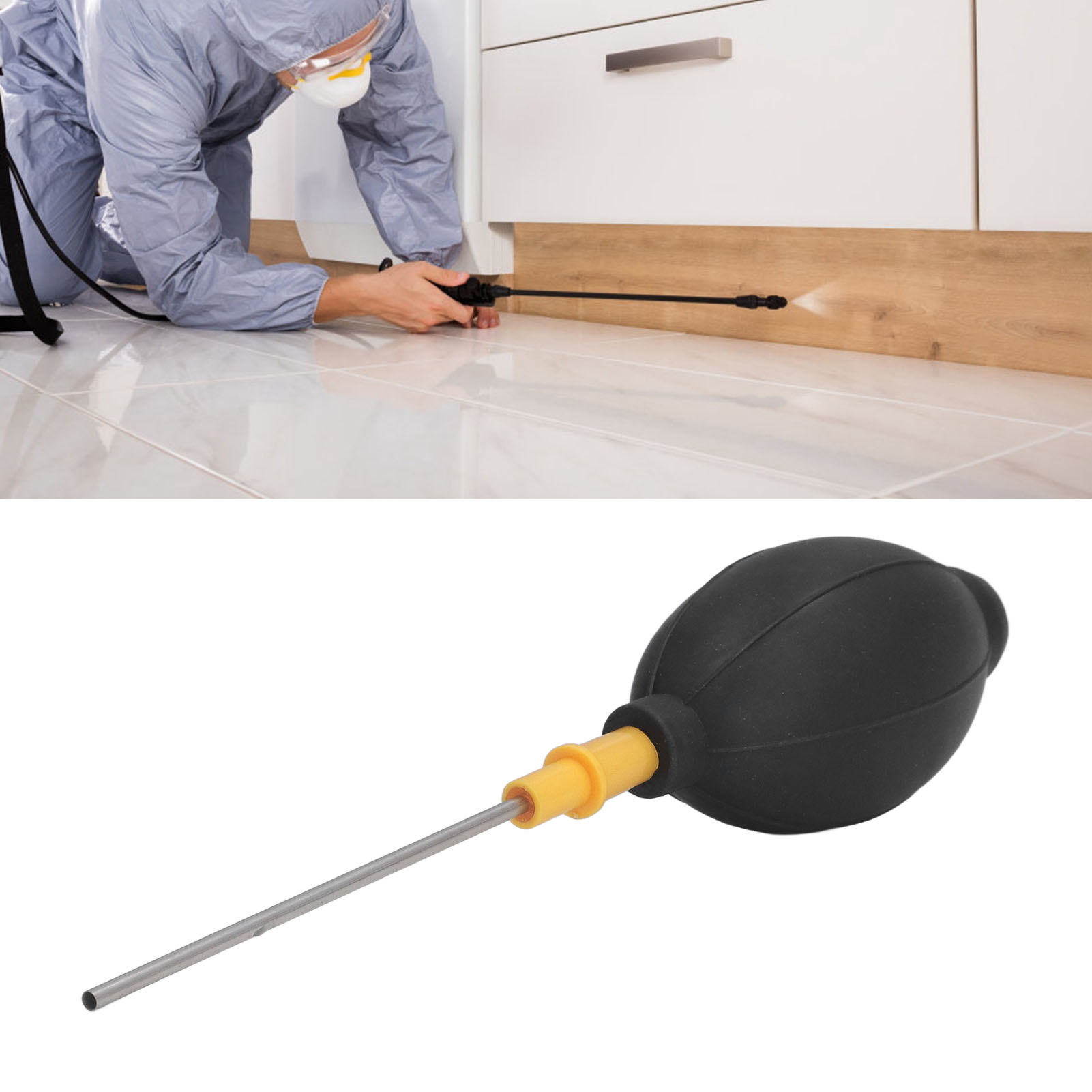 Termitenbekämpfungsset, Edelstahlrohr, Silikonpulver-sprühkugel, Termitenpulver-sprühkugel-werkzeug