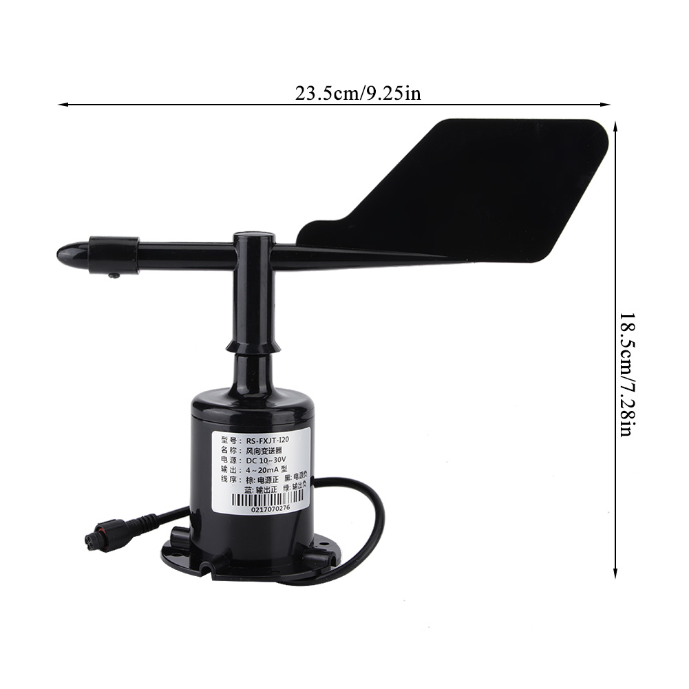 Windgeschwindigkeitssensor Aus Polycarbonat, 4–20 Ma, 8 Richtungsanzeige, Anemometer