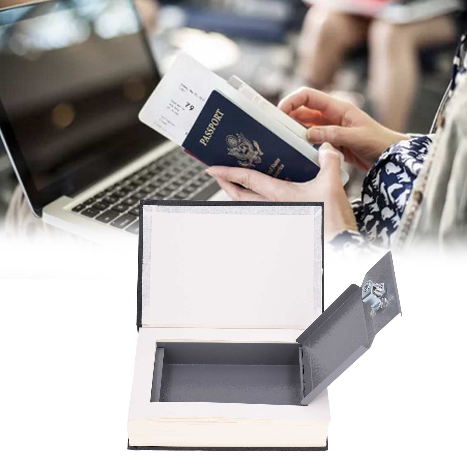 Gefälschter Tresor In Buchform, Sparschwein Für Erwachsene, Kombinationsbox Für Spiele Im Klassenzimmer, Versteck Für Das Handy, Modell B Für Kreative Schulaktivitäten.