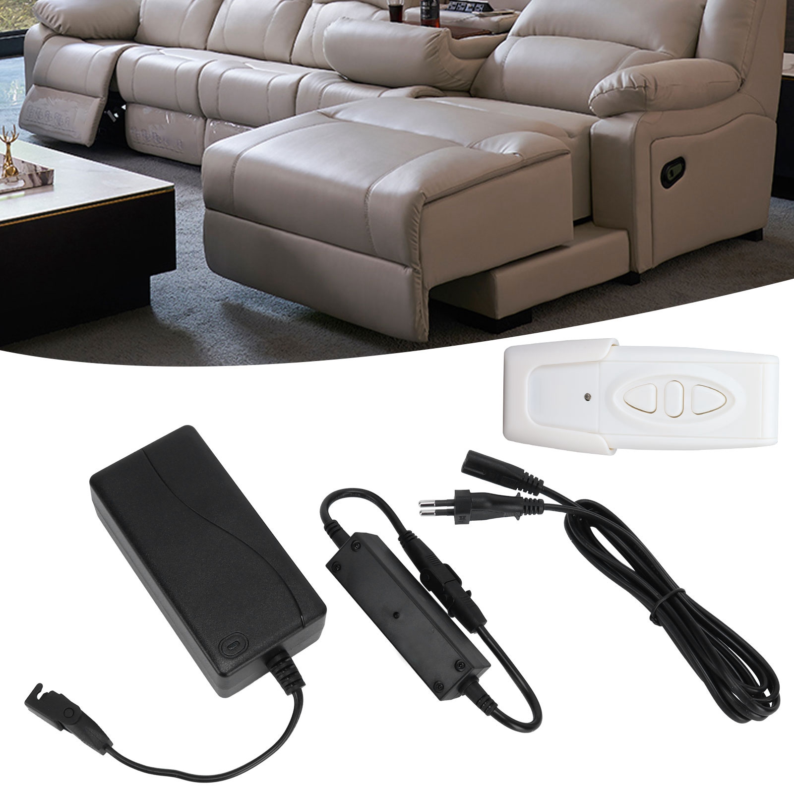 Funktaste Für Elektrisches Bett 433.92, Fernbedienung Für Elektrisches Sofa Mit Einem Motor, 100–240 V Eu-stecker
