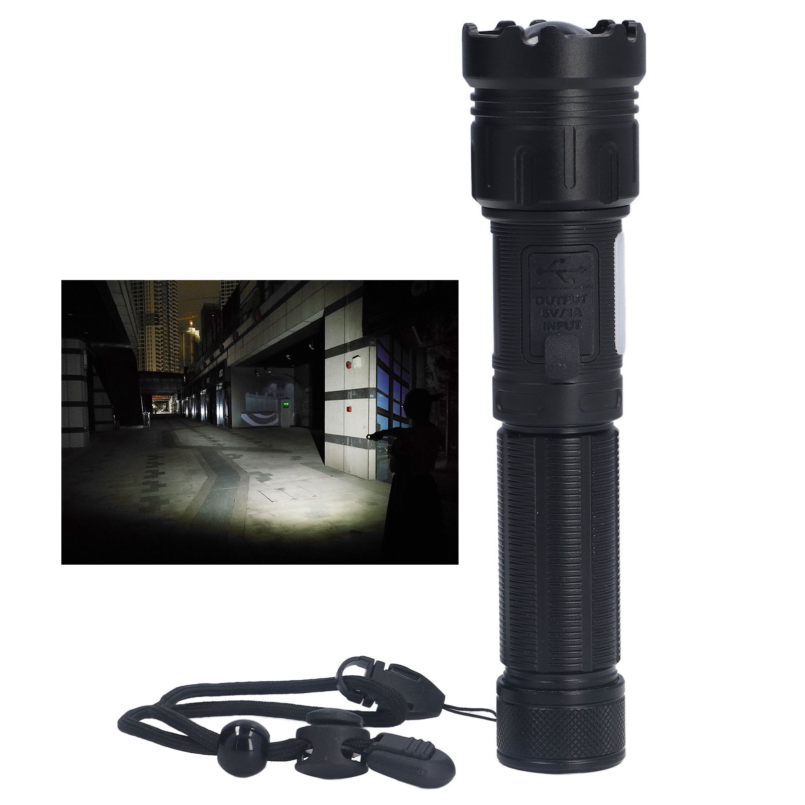 Hochleistungs-led-taschenlampe Mit 5000 Lumen, Multifunktionale Magnetische Taschenlampe, Weißes Und Rotes Licht, Wasserdicht Für Den Einsatz Im Freien, Abenteuer, Reisen, Wandern, Camping, Notfälle U