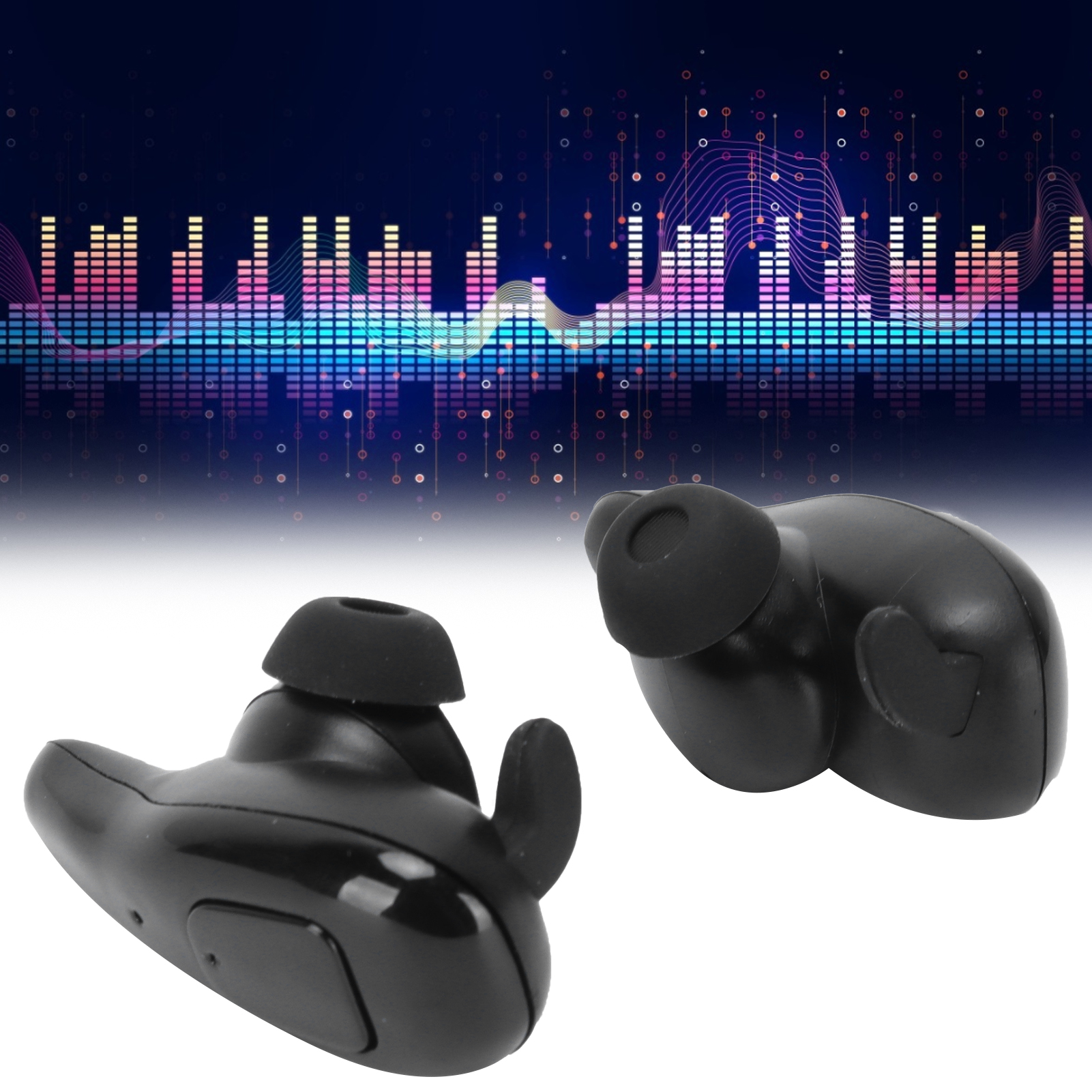 A3 Tws Kabellose Bluetooth-ohrhörer, Bluetooth 5.0, Smart-ohrhörer Mit Geräuschunterdrückung Fürs Auto, Schwarz