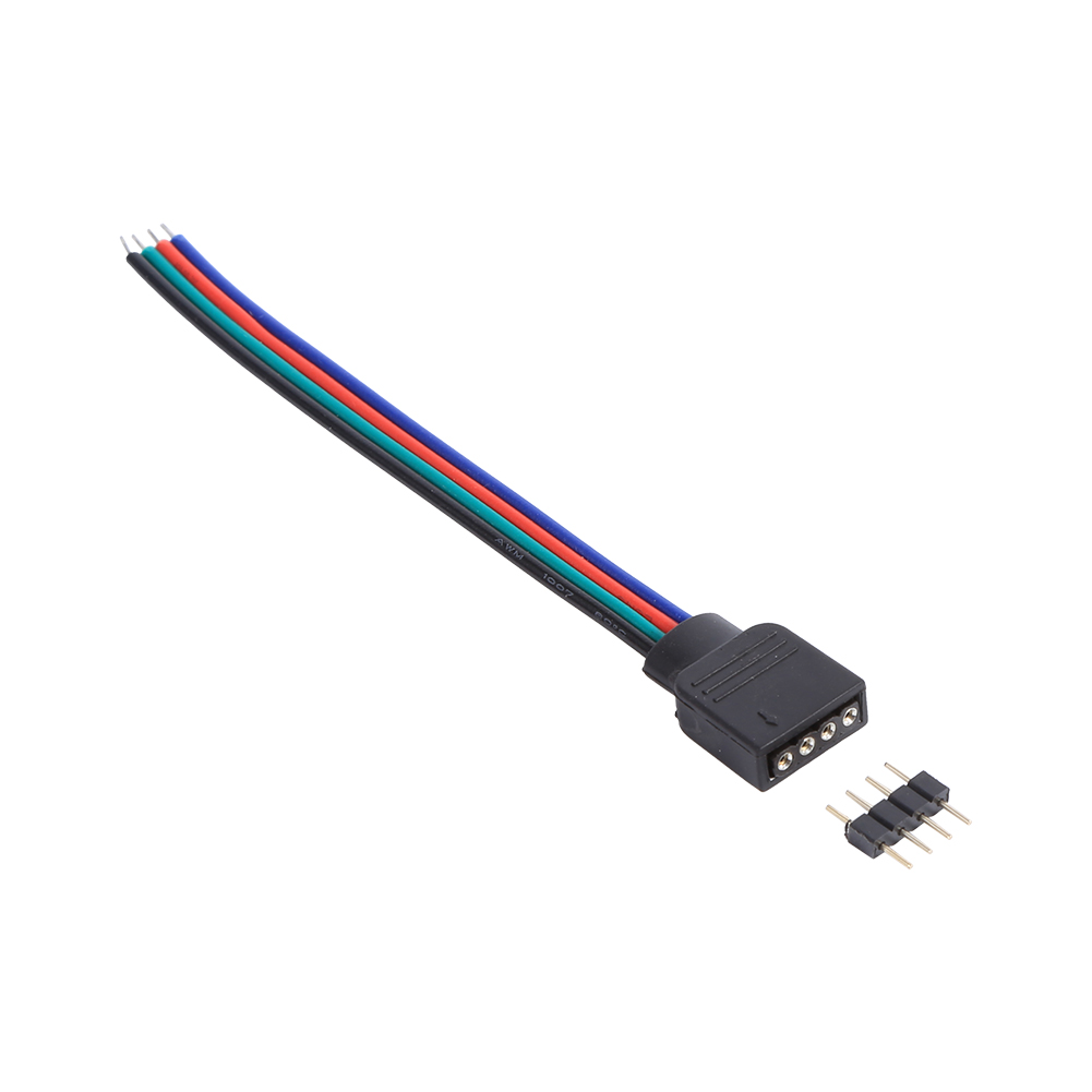 Packung Mit 10 Kabeln Mit 4-poligen Steckern (männlich Und Weiblich) Für 3528 Und 5050 Smd-led-streifen