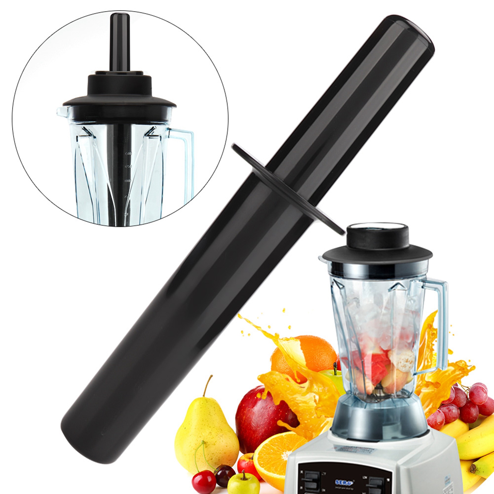 Küchengerätezubehör: Kunststoffstampfer Für Mixer, 24 Cm