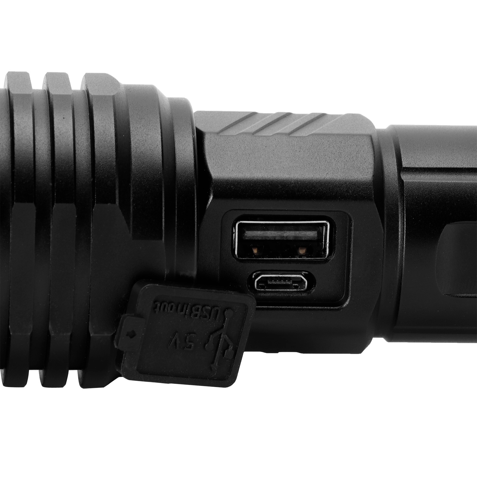 P99 Einziehbare Zoom-taschenlampe, Aus Aluminiumlegierung, Usb-aufladbar, Für Outdoor-aktivitäten.
