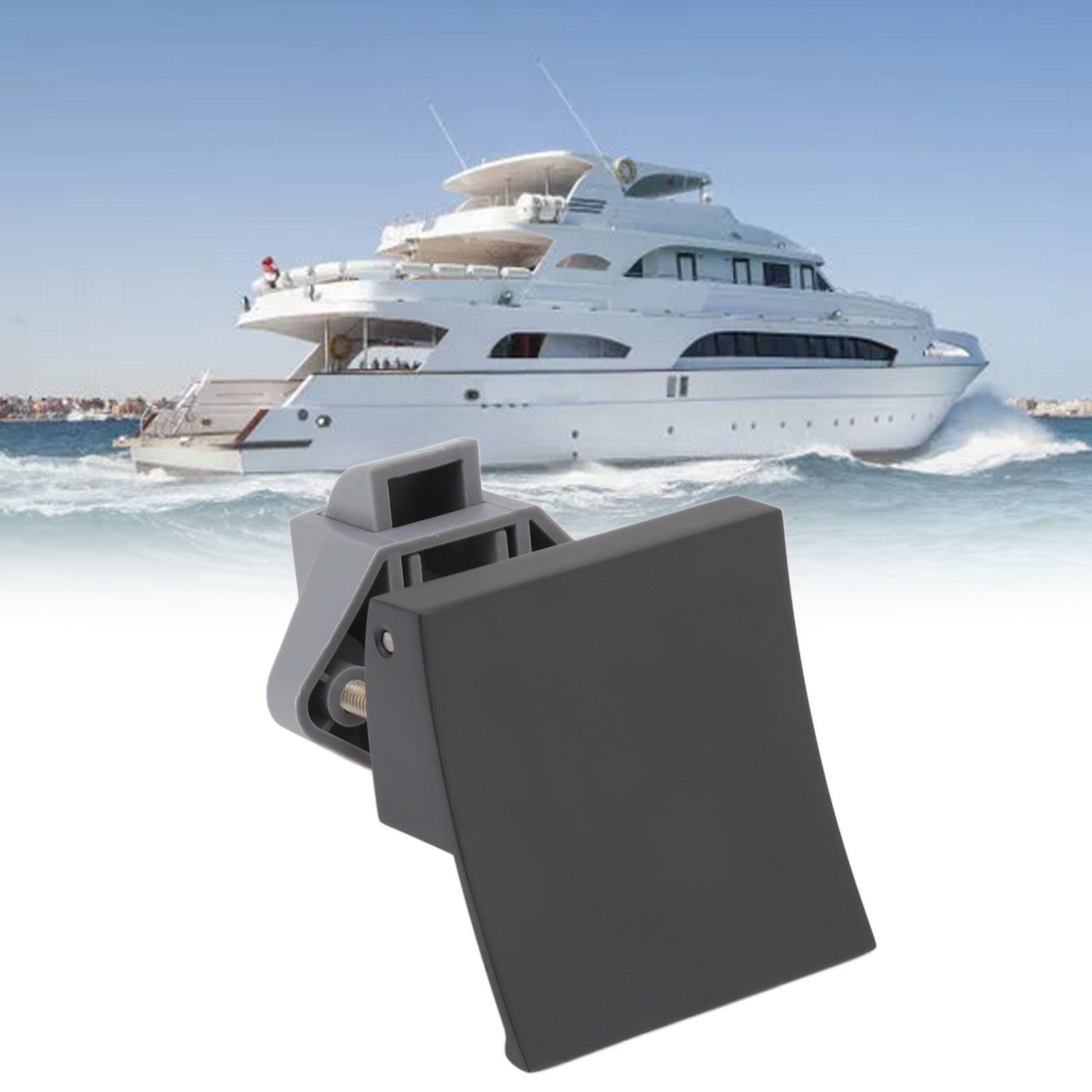 Quadratischer Schubladentürgriff Mit Schloss P07-bk Für Wohnmobile, Yachten, Wohnwagen, Campervans