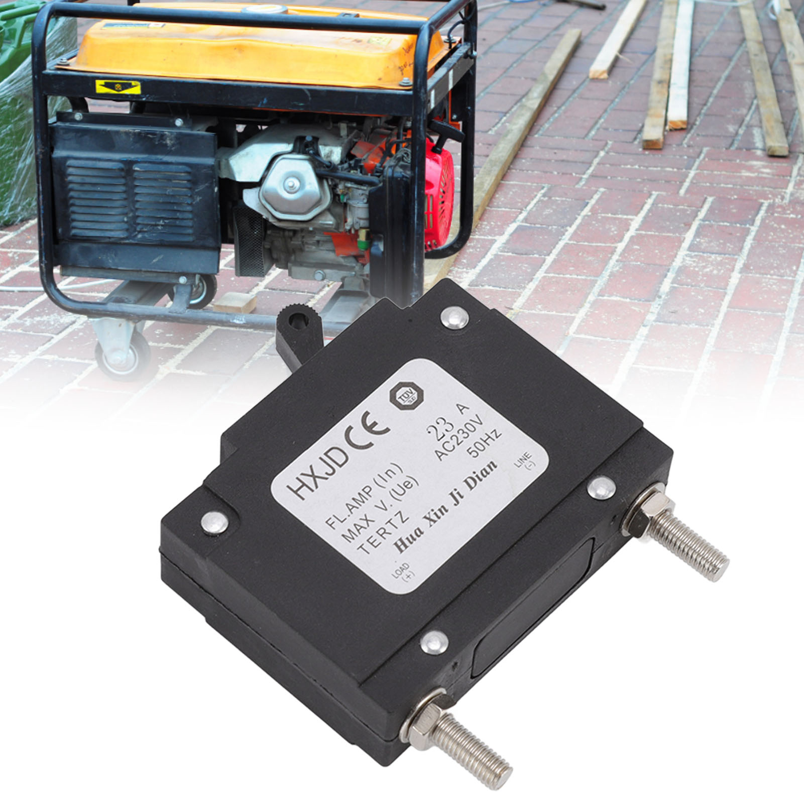 2 Ersatzteile Für Einen 5-6,5 Kw Benzingenerator Mit 23 A Leistungsschalter, 230 V Drehstrom-leistungsschalter.