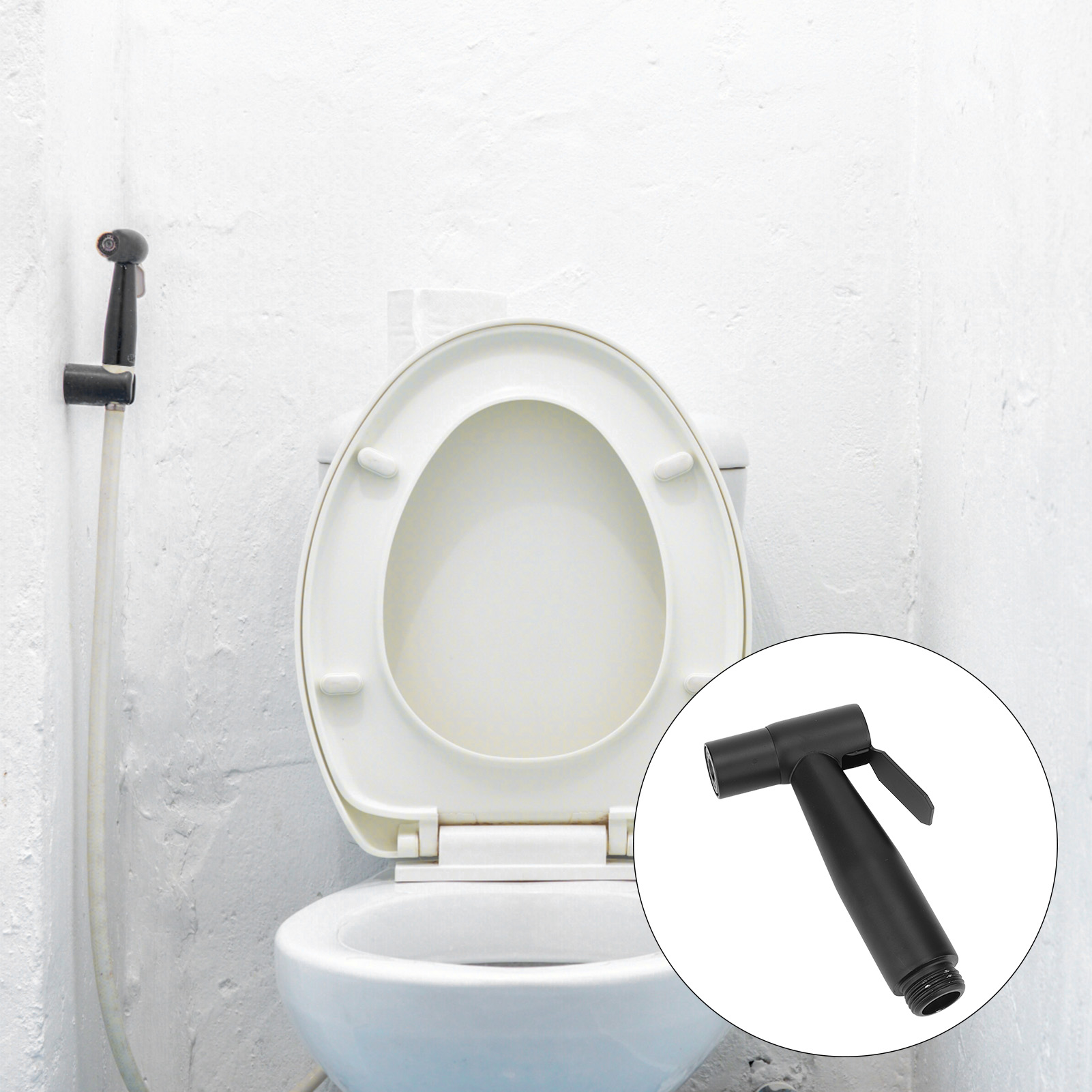 Bidet-sprühset Für Toilette, Toilettenspülsprüher, Tragbarer Druckverstärkender Toilettensprüher