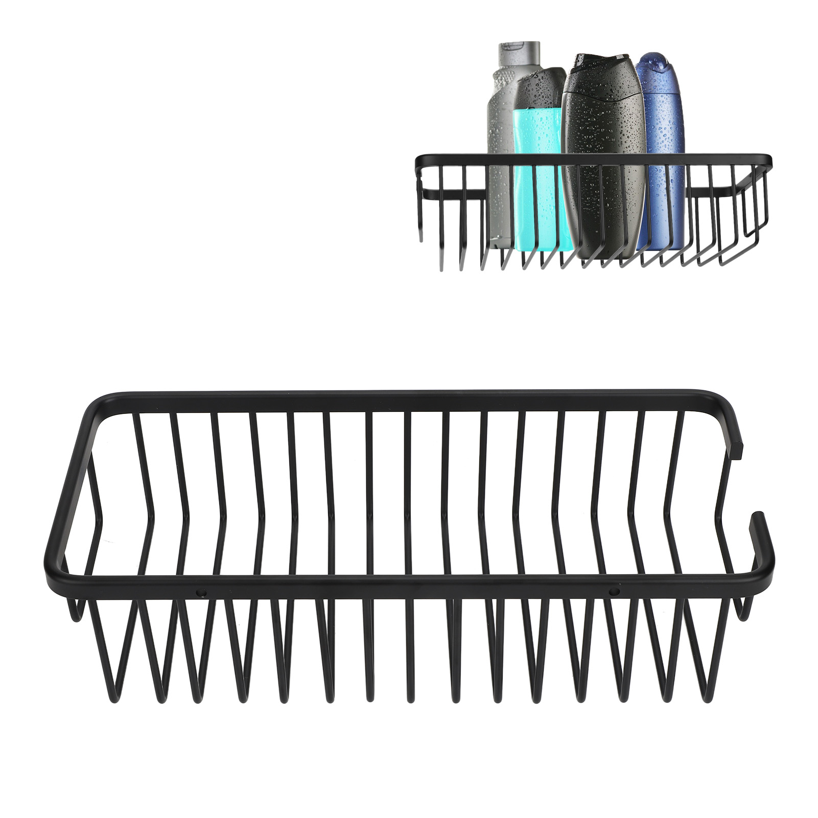 Duschablage 30 X 13 Cm, Aus Aluminium, Mit Tieferer Öffnung, Geeignet Für Badezimmer, Küchen Und Landhäuser.