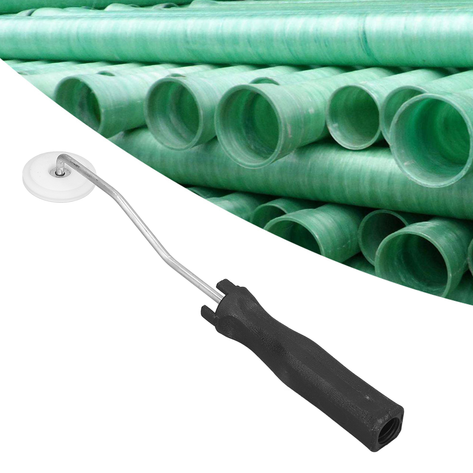 Glasfaserlaminierwerkzeug, Ptfe-eckrolle, Φ50 Mm X 4