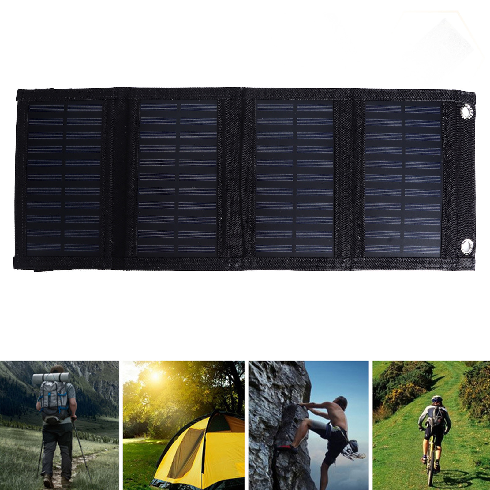 Faltbare 20-w-solartasche, Mini-solarladegerät Für Mobiltelefone Mp04b