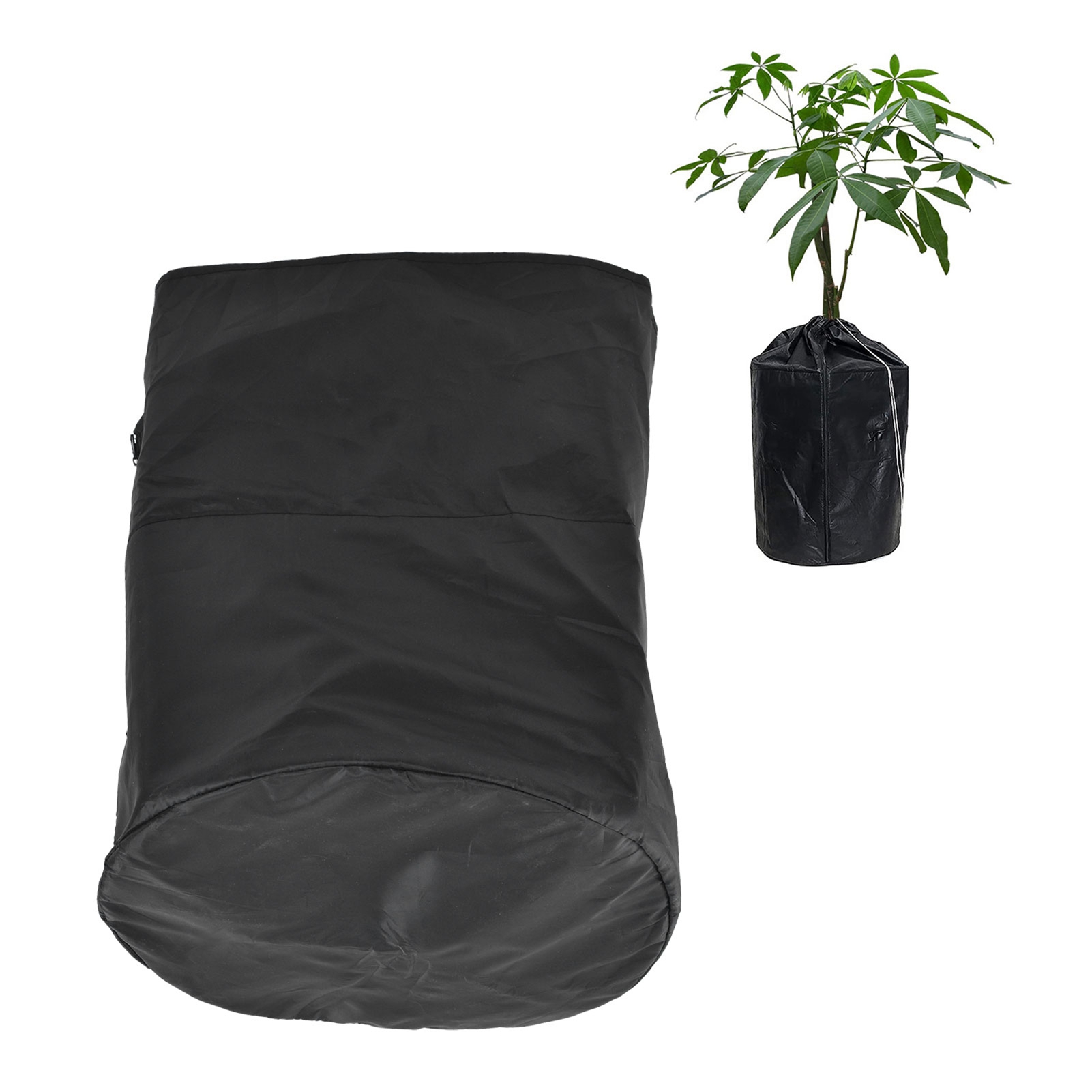 Isolierte Aluminium-pflanzenabdeckung Für Gartenpflanzen, Kälteschutz Für Blumen Und Bäume, Frostschutzabdeckung Für Topfpflanzen, Schwarz