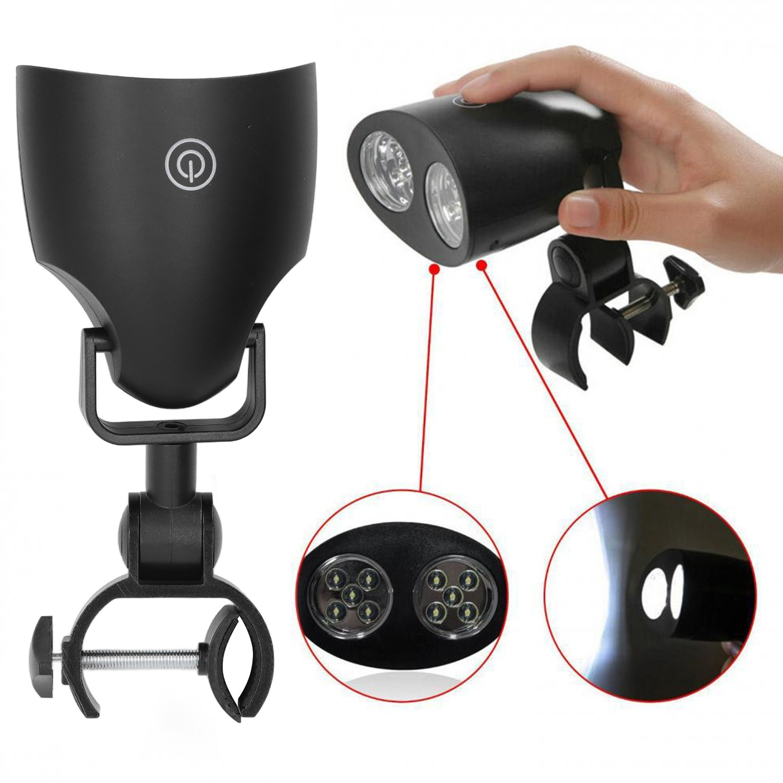 Grilllampe Mit 10 Leds, Notbeleuchtung Für Gas-, Holzkohle- Und Elektrogrills.