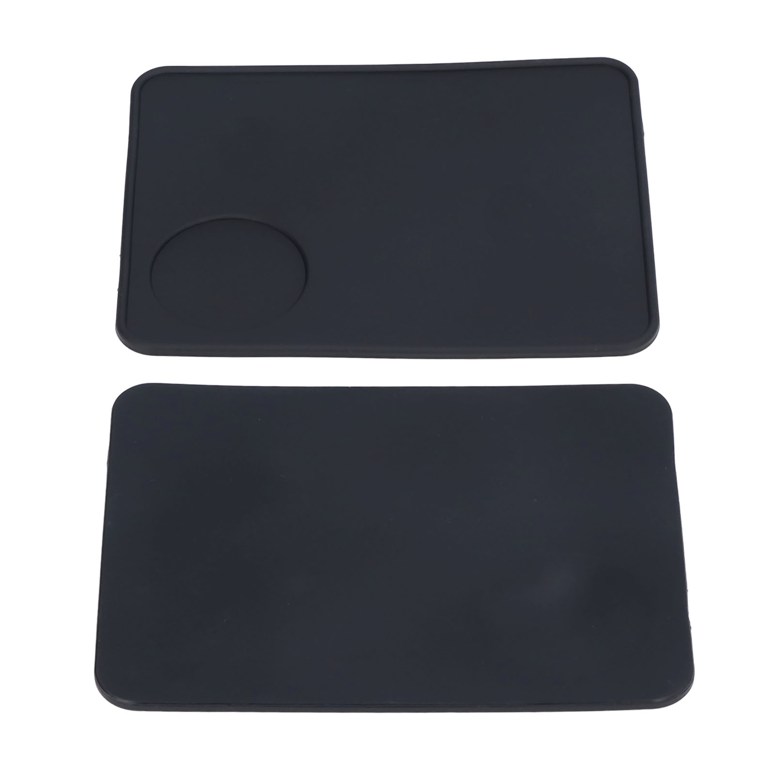 Schwarze Silikon-pulverpressmatte, K-form / Matte Für Kaffeemühle