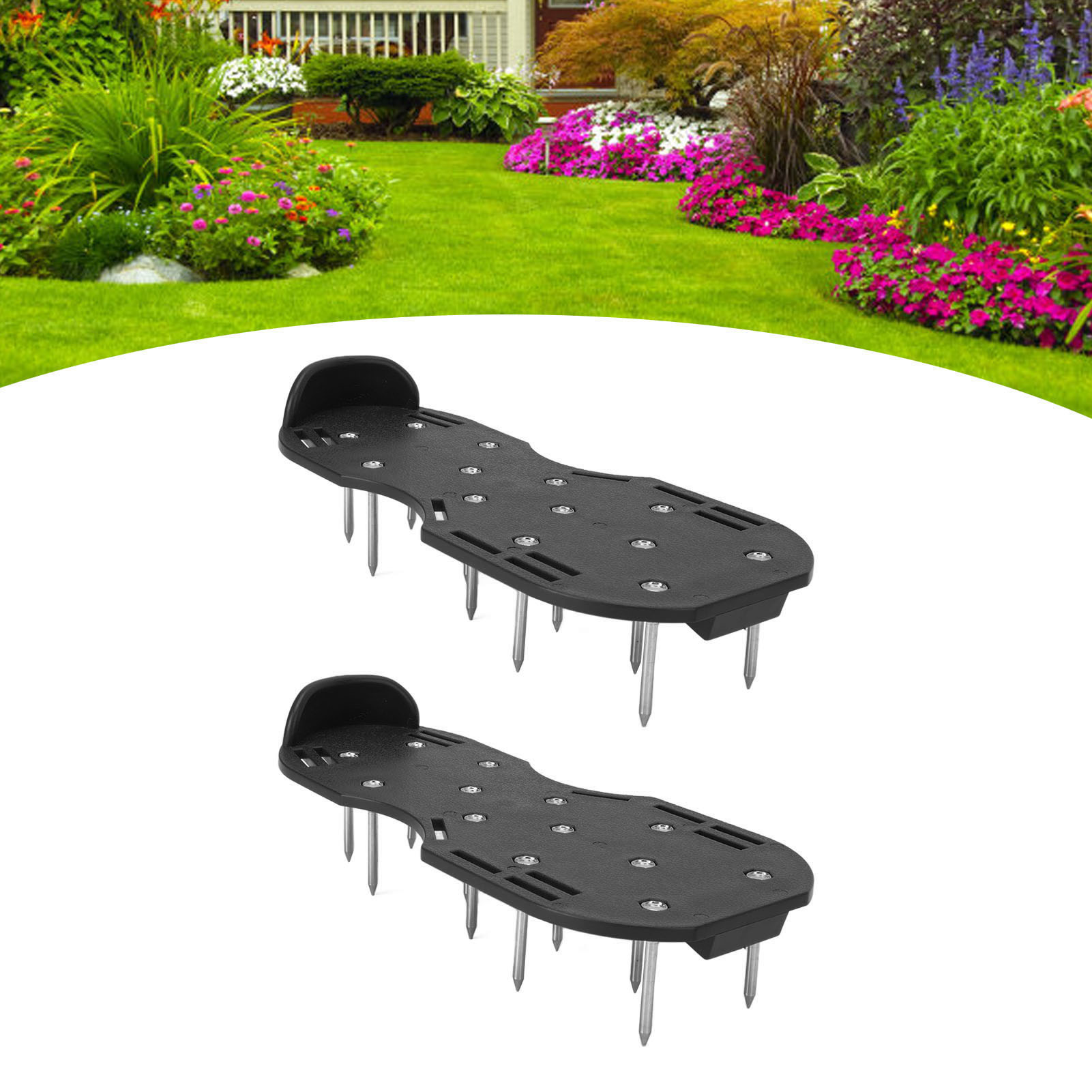 Hersteller Von Rasenschuhen Mit Spikes, Aufblasbaren Rasenschuhen, Garten- Und Baumaschinen, Lockerungsschuhen, Bodenlockerern, Schwarzen Lockerungsschuhen
