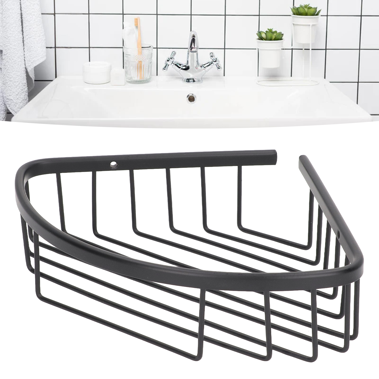 Dreieckiges Edelstahl-badezimmerregal, Eckregal Für Küche Und Bad, Duschablage Für Zuhause