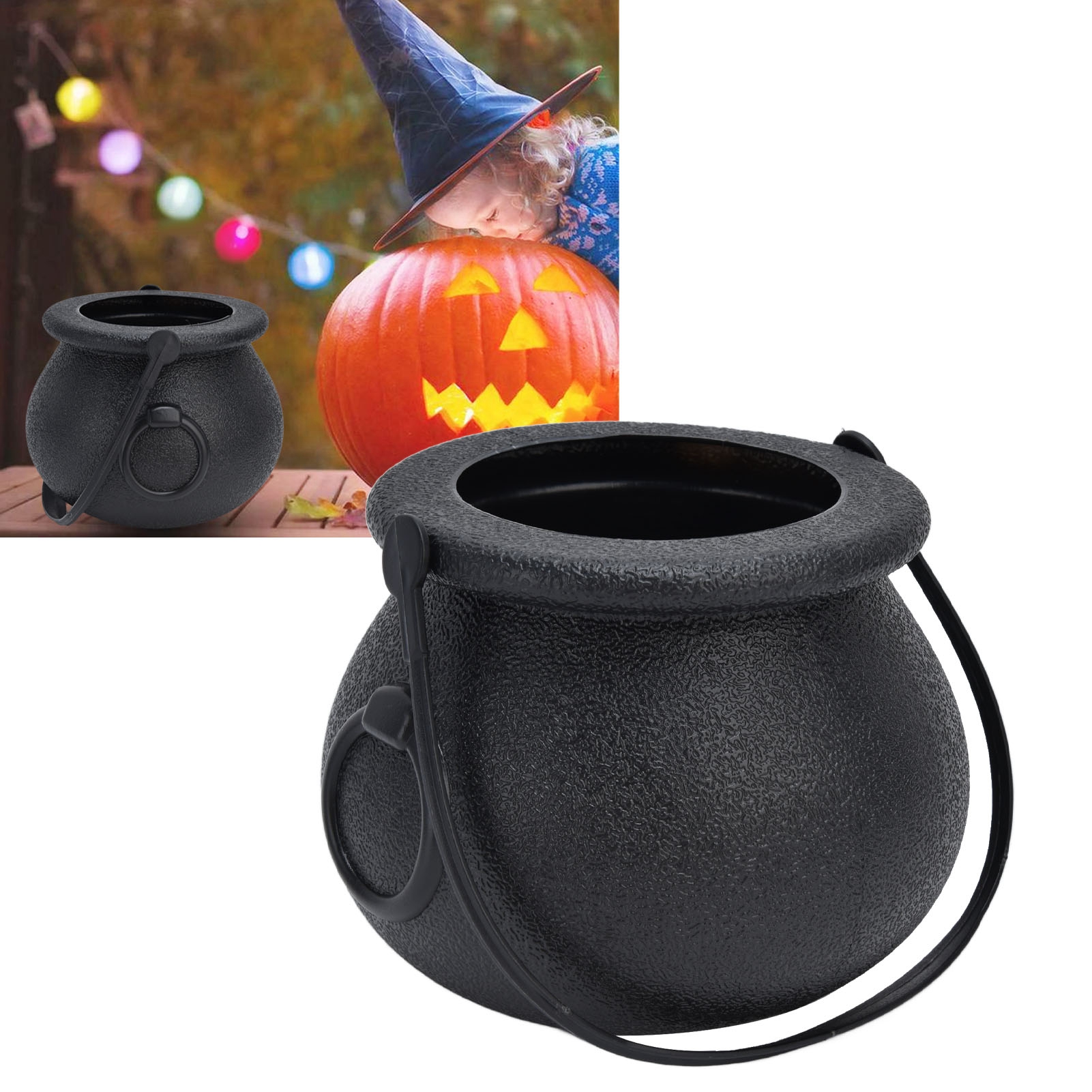 Halloween-hexenlampe Mit Farbigem Led-nebel, Halloween-dekorationslampe, Ac100-240v-stecker