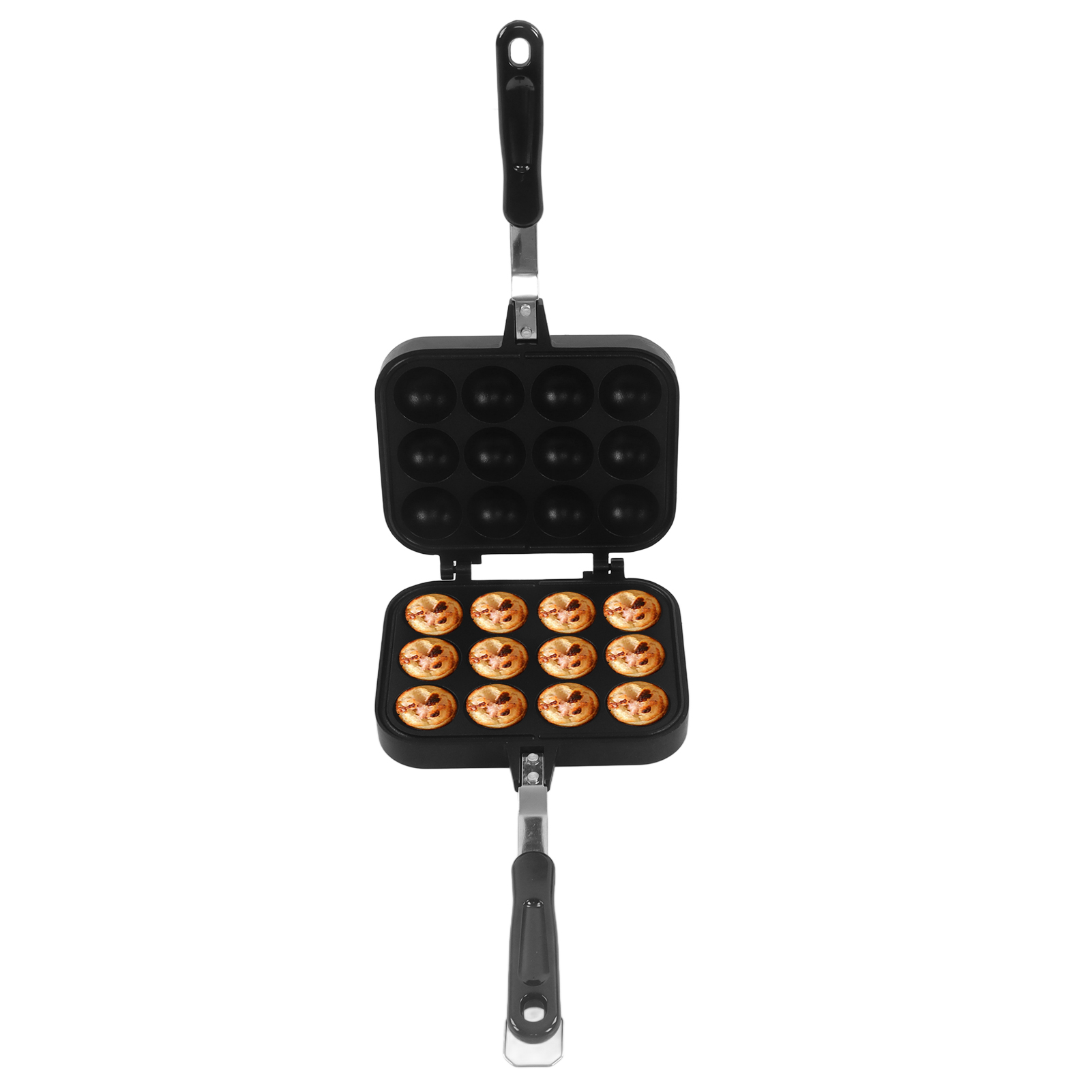 Doppelseitiges Takoyaki-backblech, Antihaftbeschichtet, 12-loch-takoyaki-form, Pfanne, Grillplatte, Bratpfanne, Eierwaffelform