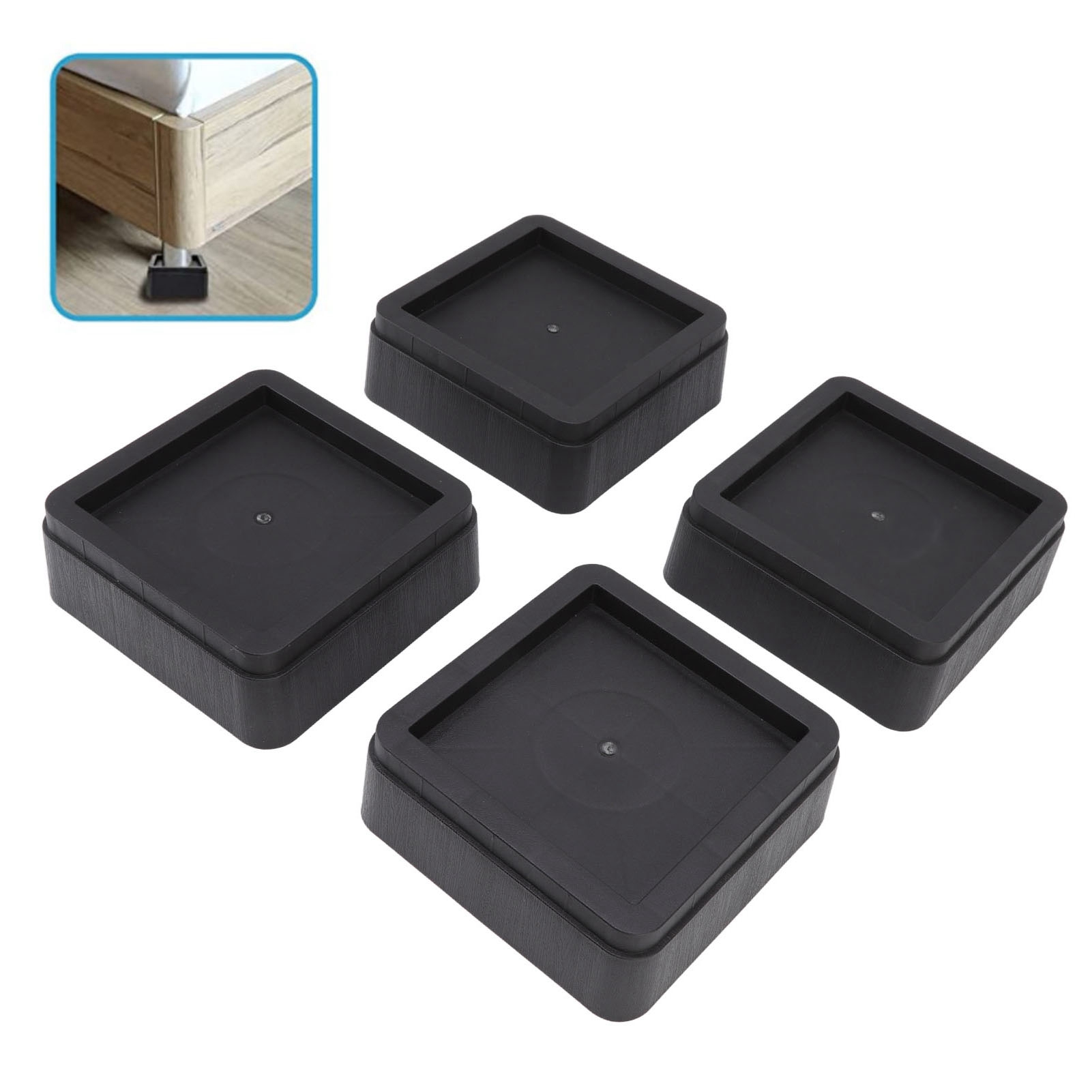 Set Mit 4 Bett-, Sofa- Und Möbelbeinerhöhungen, 5 Cm (2 Zoll)