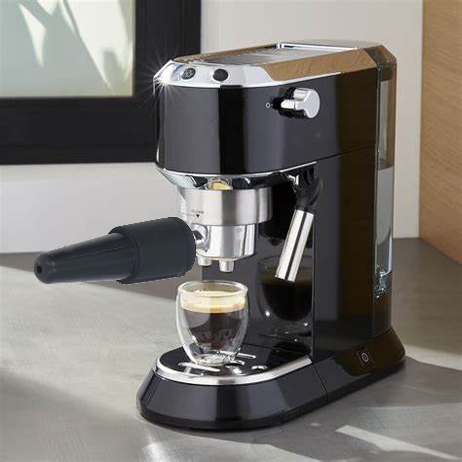 Silikon-dampfdüse Mit Einem Loch, Kompatibel Mit Den Originalen Kaffeemaschinen Delonghi Dedica Ec680/685/delonghi Ecp3420.