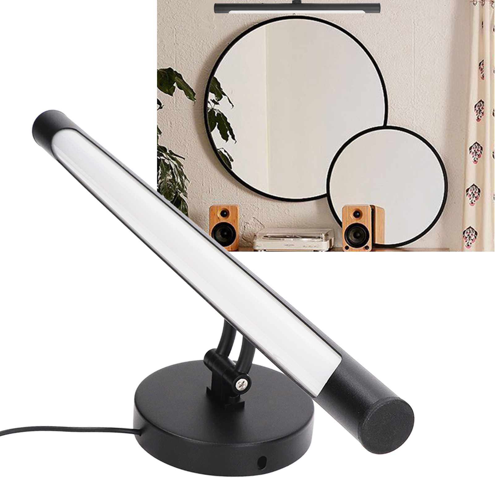 Led-akzentbeleuchtung Für Badezimmerspiegel, Akzentbeleuchtung Für Badezimmerschrank Mit Spiegel, Usb-beleuchtung Für Toiletten-schminkspiegel, Dimmbare Wandleuchte.