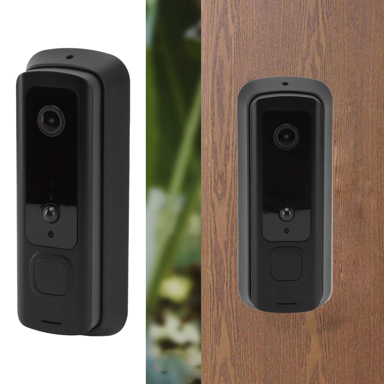 Neue H3 Mini Low Power Wifi Kabellose Video-türklingel 720p (schwarz)