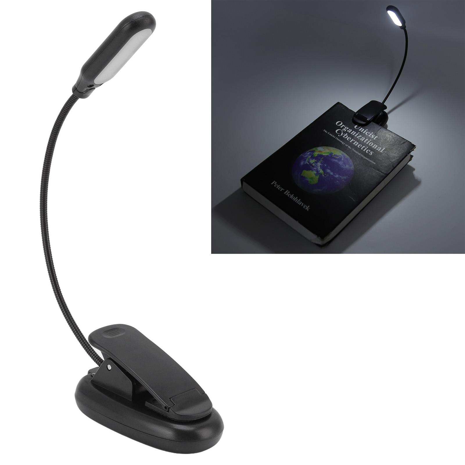 Einflammige Klemmleuchte Für Den Schreibtisch, Led-leselampe, Leselampe Fürs Studentenwohnheim, Klavierlampe, Wiederaufladbare Notenclip-lampe Mit Usb-anschluss