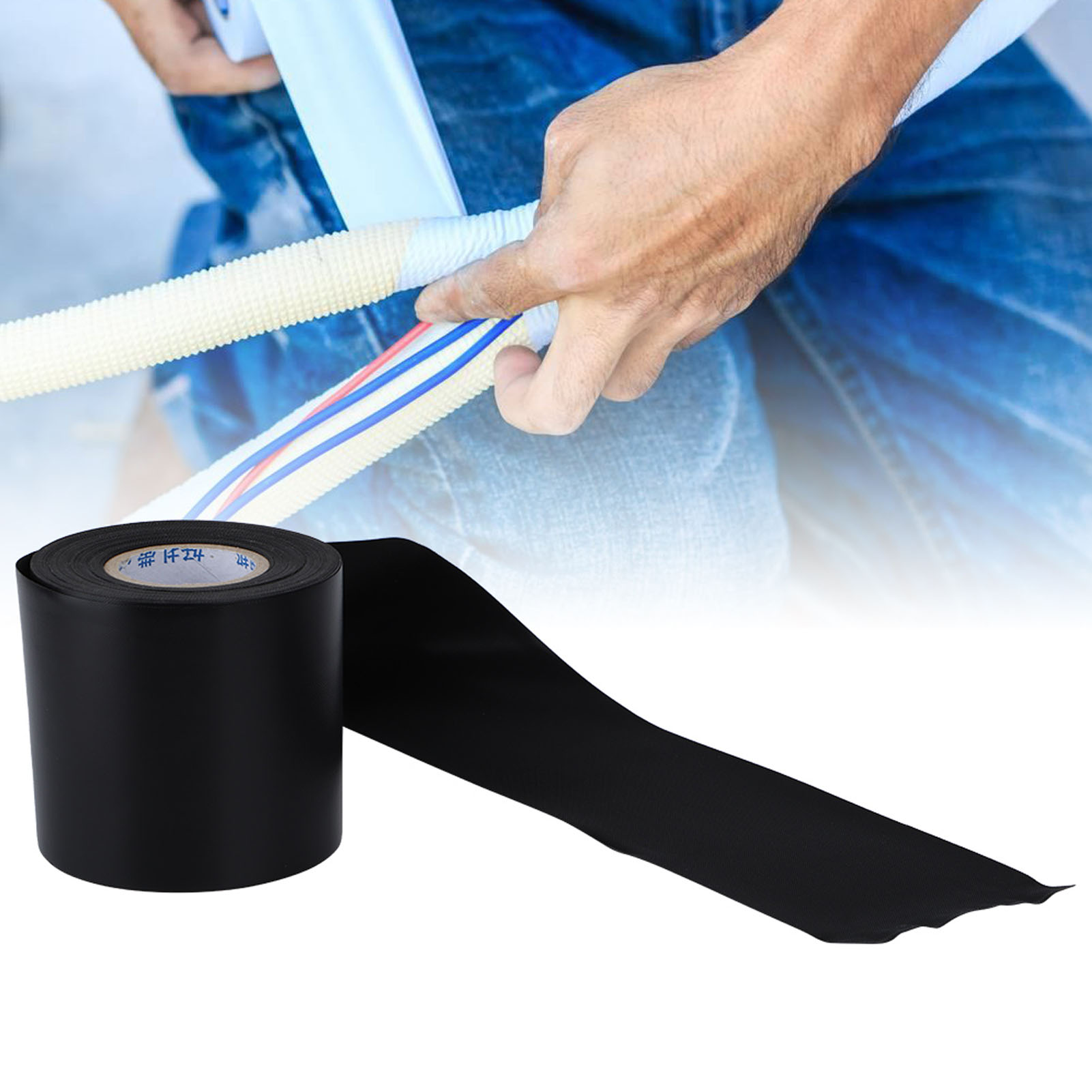 Hochwertige Pvc-isolierschlauchschelle Für Klimaanlagen, Schwarz