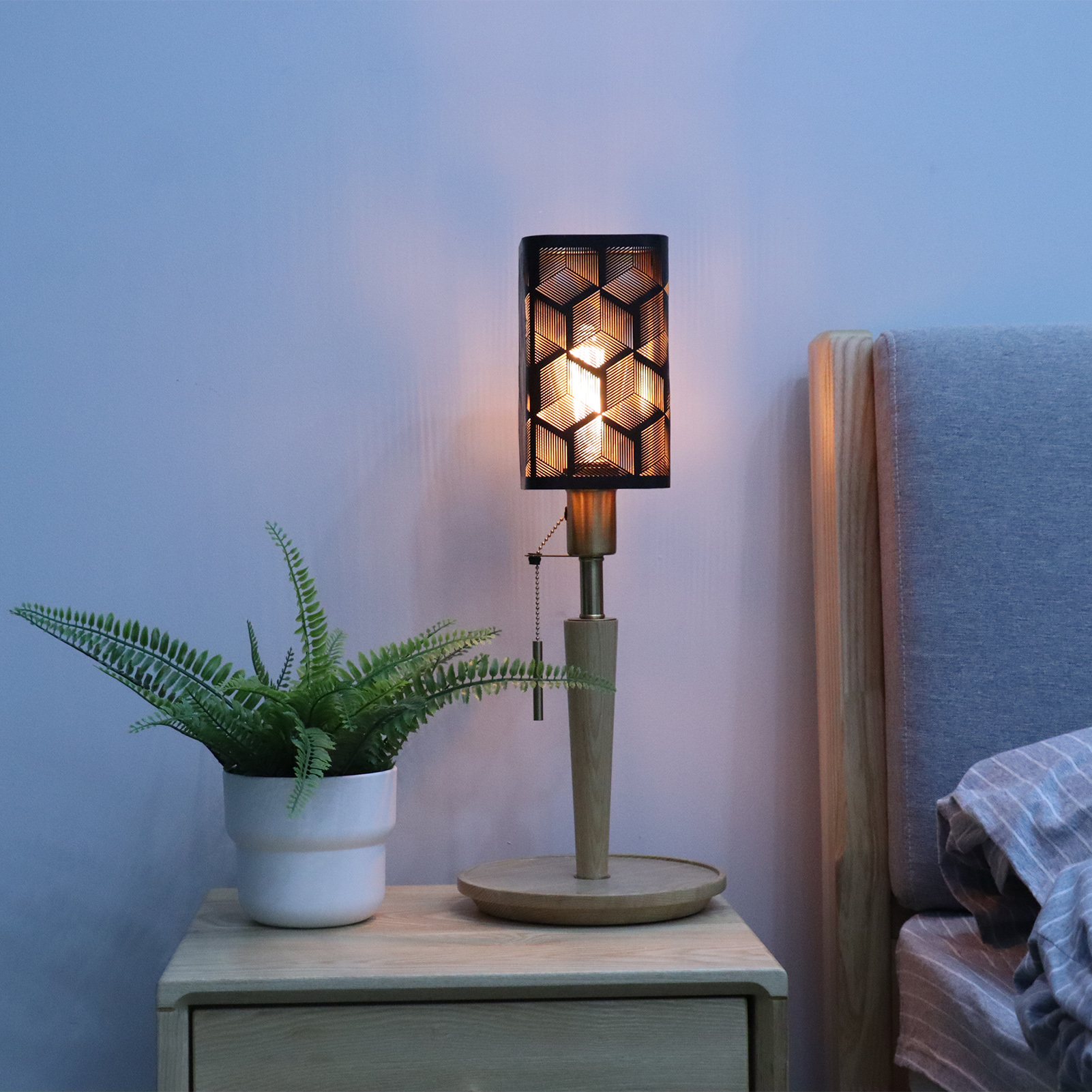 Moderner, Geschnitzter Lampenschirm Aus Schmiedeeisen, Quadratischer Zylindrischer Metalllampenschirm, Lampenschirm Für E27/e26 Tischlampe