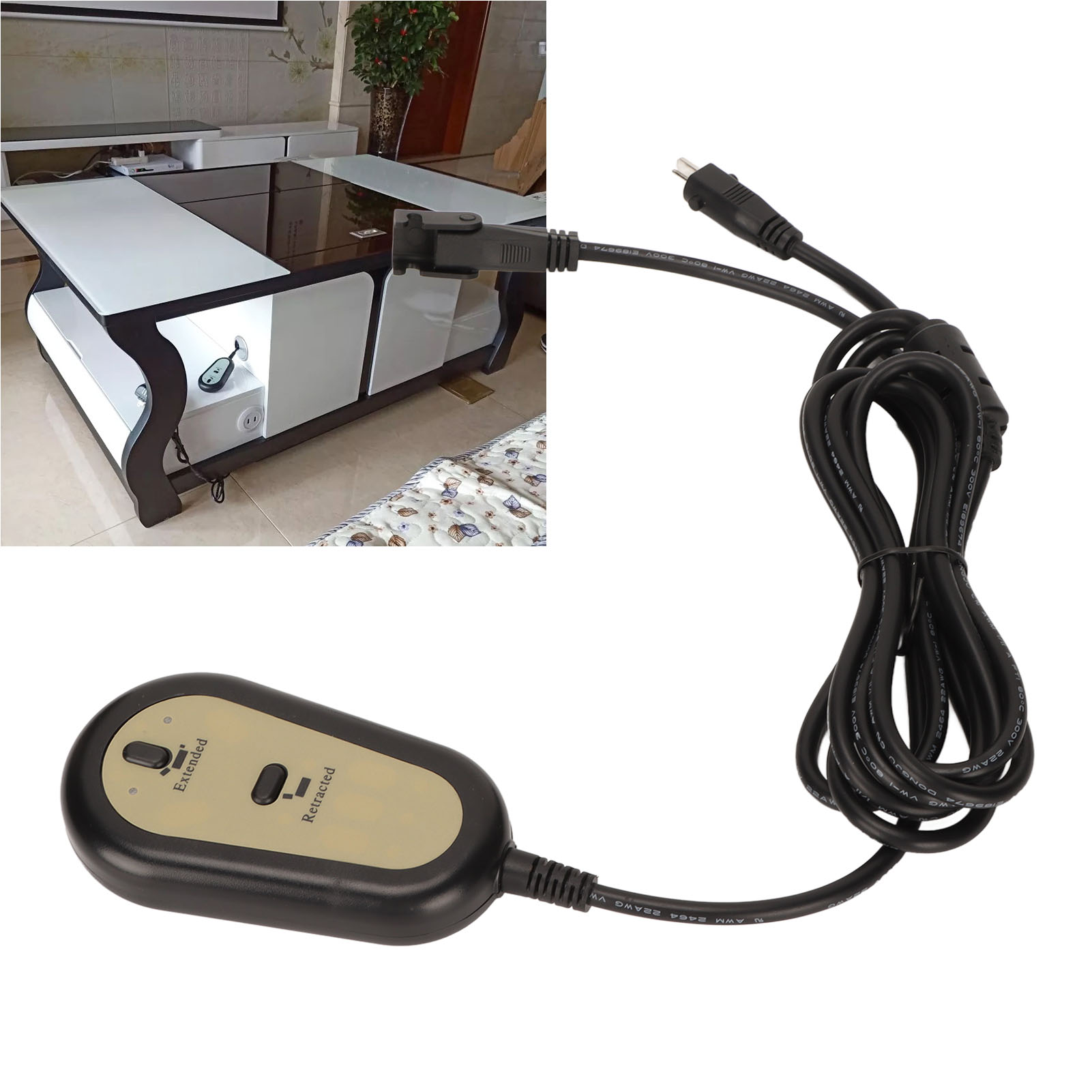 Fernbedienung Für Elektrisches Sofa, Steuerschalter Für Elektrisches Fußmassagebett, Höhenverstellung Für Saunastuhl Und Fußbadgriff 12-32v