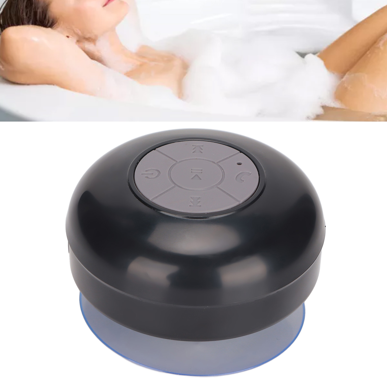 Kabelloser Bluetooth-lautsprecher, Ipx4 Wasserdicht Für Den Einsatz Im Badezimmer, Tragbarer Mini-lautsprecher, Usb-aufladung.