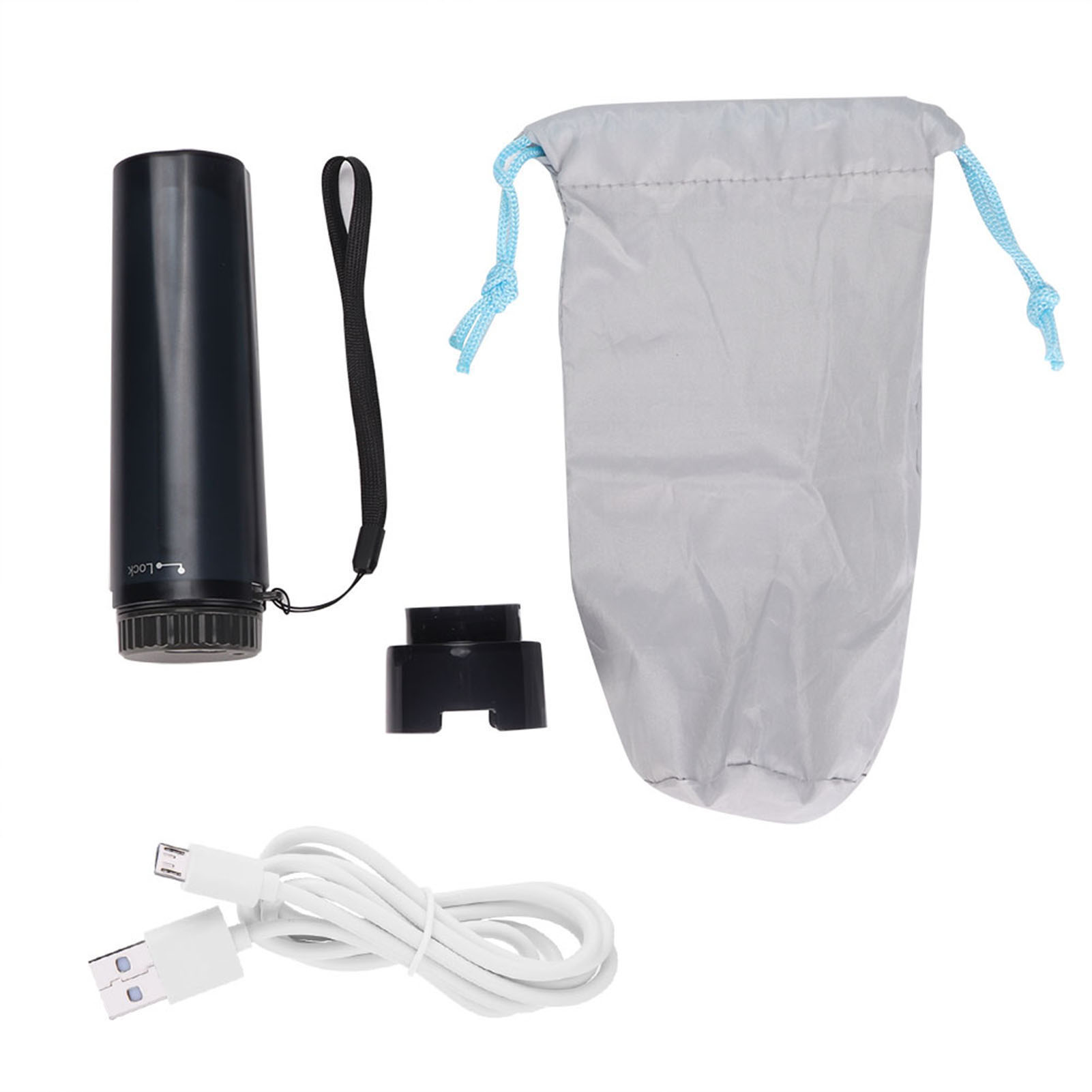 Tragbares Silikon-bidet, Elektrischer Reise-bidet-sprühkopf Für Frauen (schwarz)