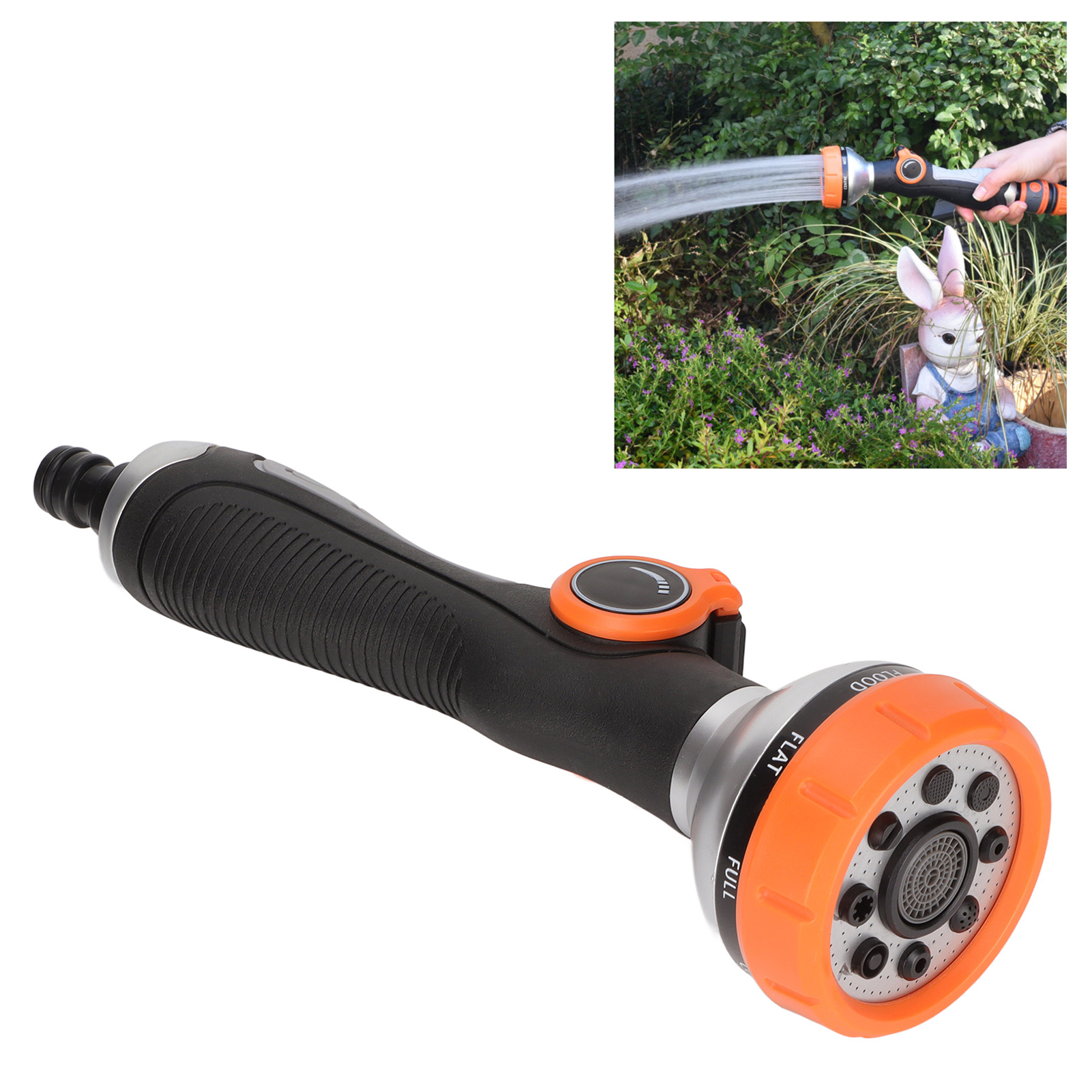 8-funktionen-daumensprüher Aus Metall Für Gartenarbeit, Blumenbeete, Pflanzenzucht Und Haushalt – Amazon Cross-border Home Car Wash Duschkopf