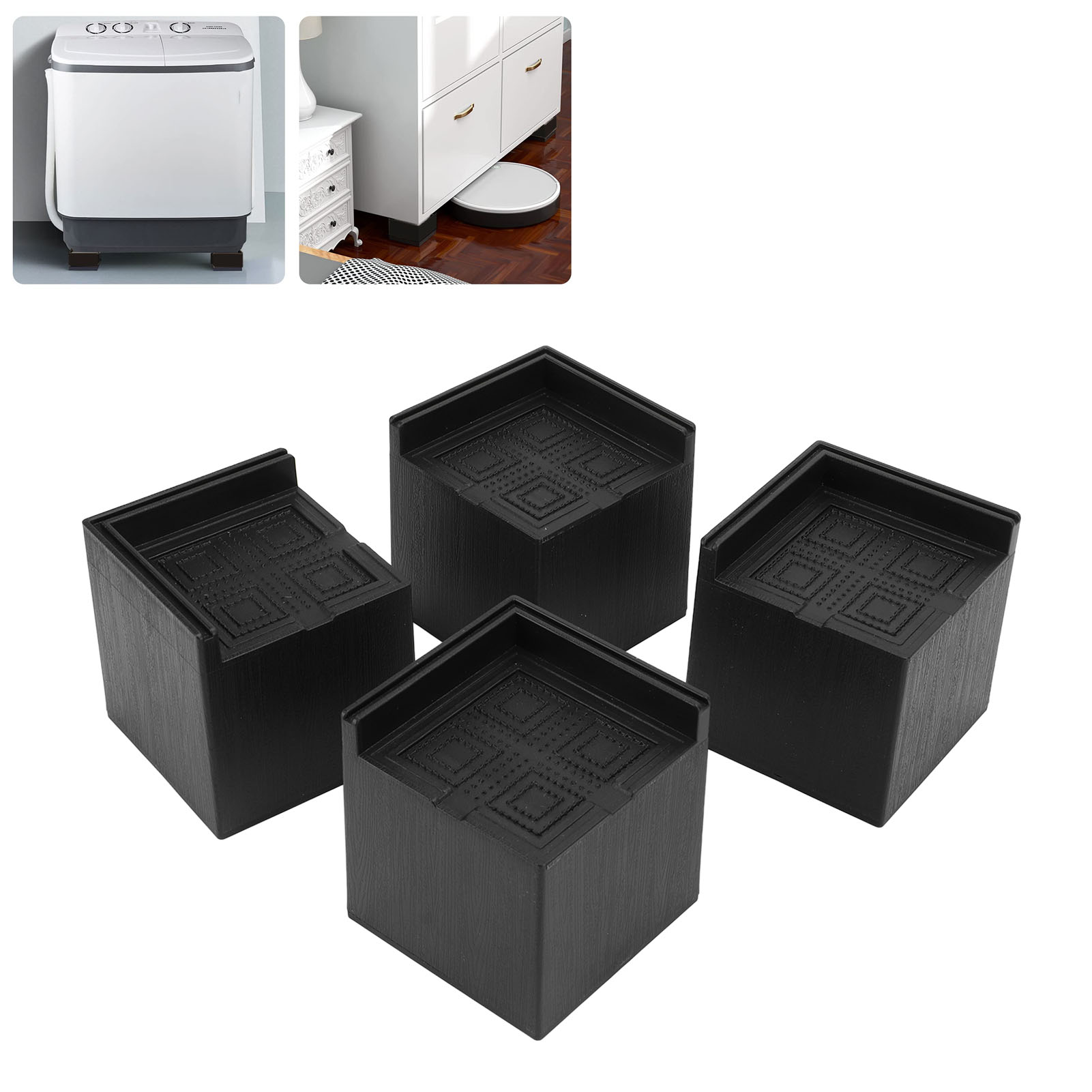7,6 Cm (3 Zoll) L-förmige Vierkantnägel Zum Anheben Der Füße Von Waschmaschinen, Betten, Kleiderschränken, Sofas, Tischen Und Möbeln.