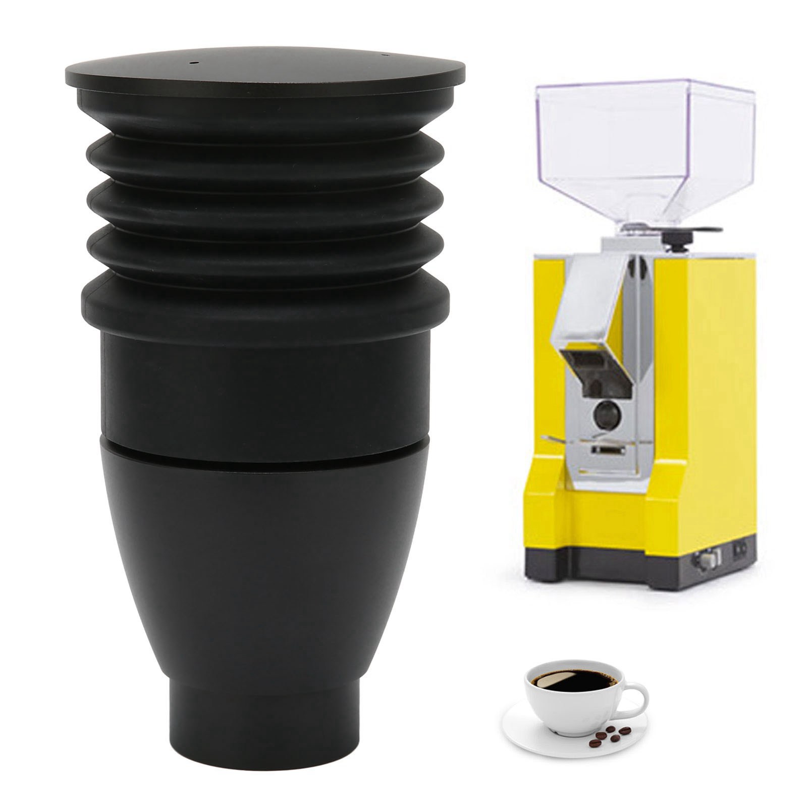 Eureka Mignon Kaffeemühlen-reinigungsset, 60g Bohnenbehälter, Schwarz.