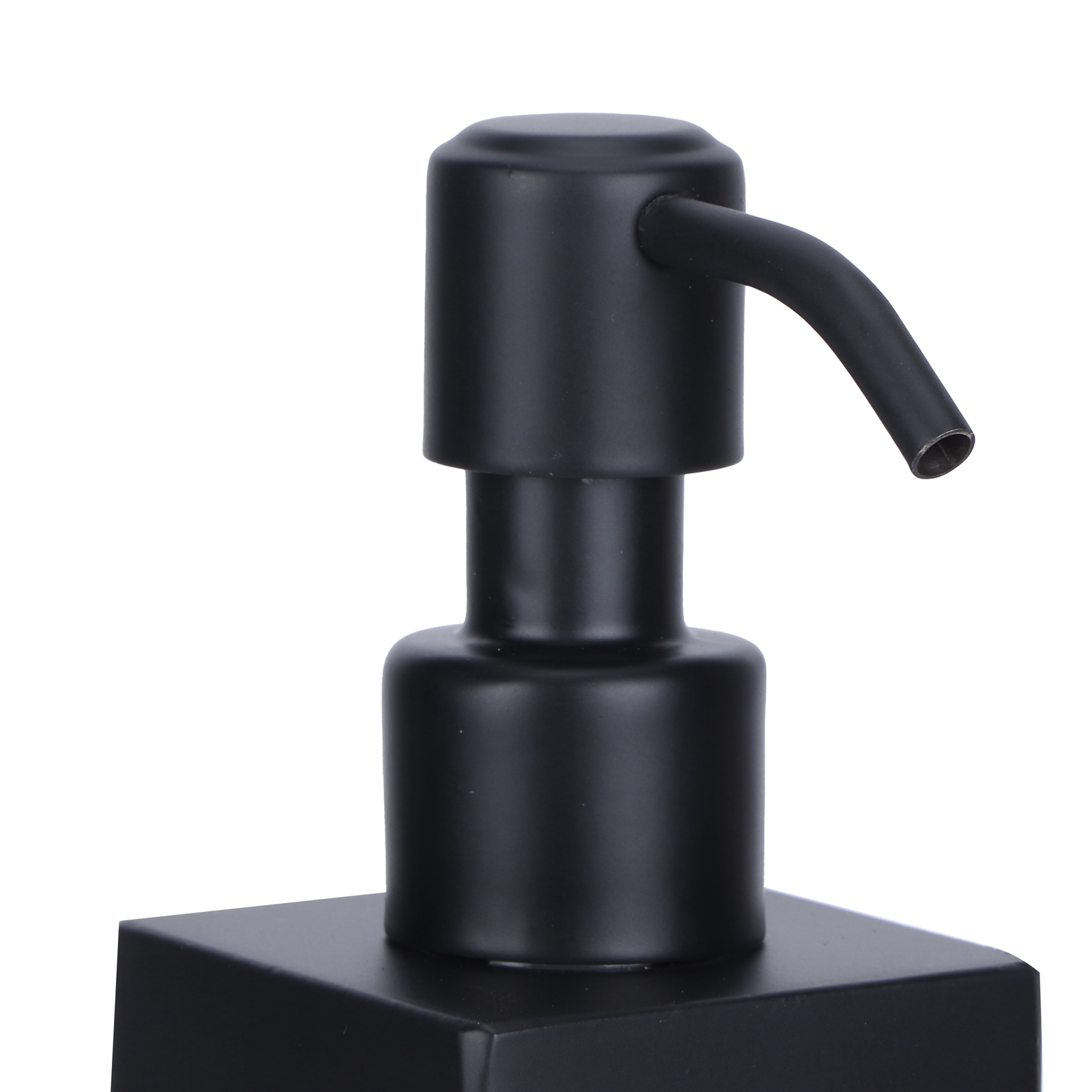 Quadratische 200-ml-duschflasche, Shampoo- Und Handseifenspender Aus Edelstahl 304, Schwarz