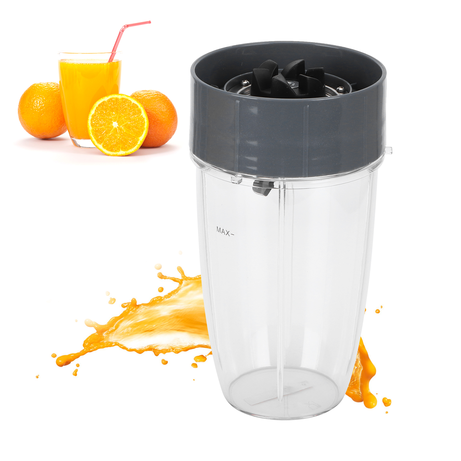 Ersatzteil Für Mixer: 710 Ml (24 Oz) Schüssel Mit Ersatz-extraktionsmesser, Kompatibel Mit 600 W Und 900 W Mixern.