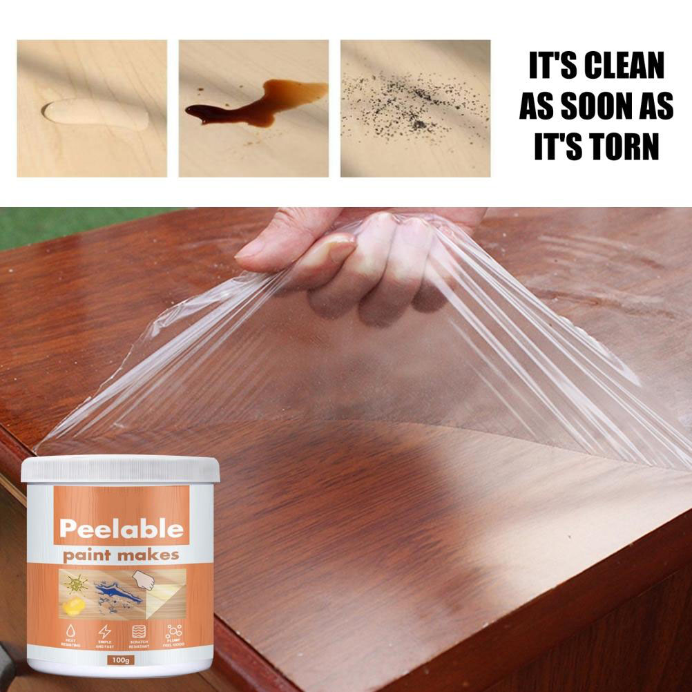 Nano-reißbare Klebeschutzfolie Für Möbel, Wasserdicht Und Hitzebeständig, Ideal Für Esstische, Couchtische Und Marmortische.