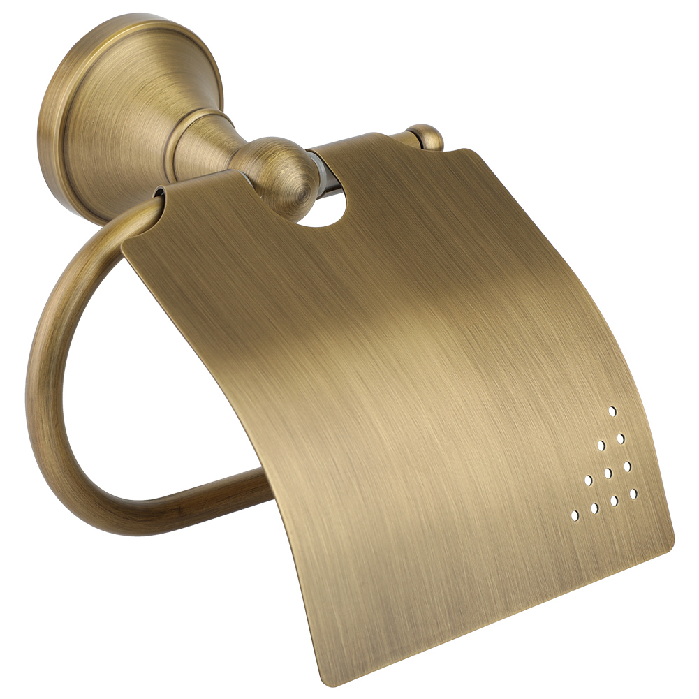 Antik-toilettenpapierrollenhalter Aus Gebürstetem Metall, Hängeregal Für Papierhandtücher, Zubehör