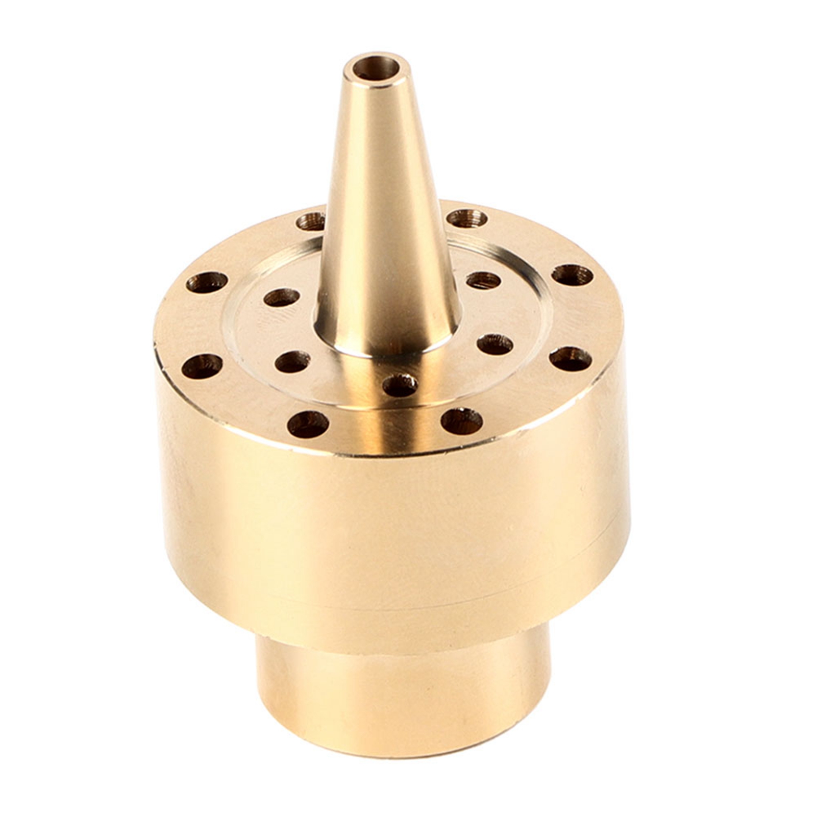Goldene Messing-gießdüse Für Gartenbrunnen Oder Teich (1/2")