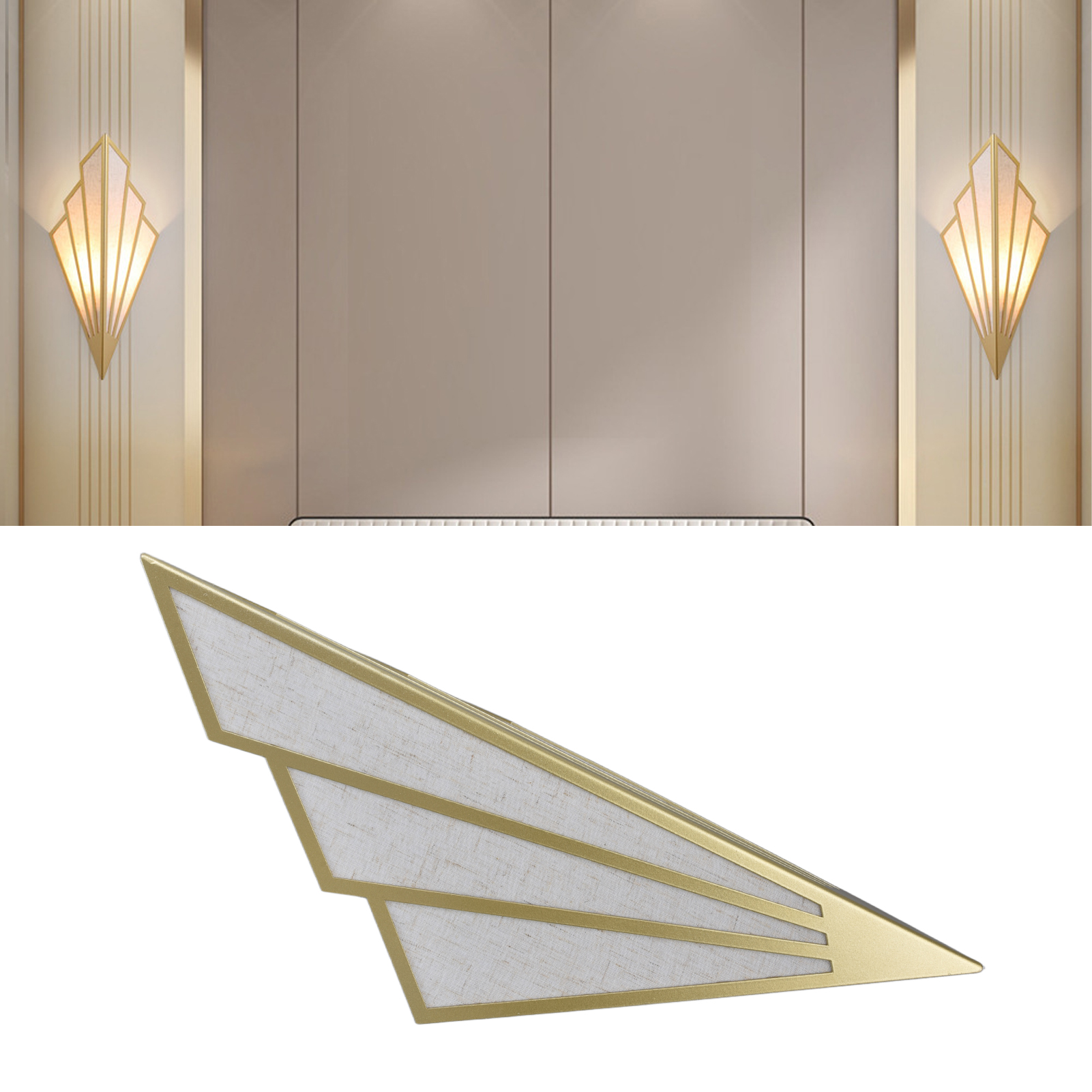 Moderne Wandleuchte Im Nordischen Stil Mit Stoffbezug, E14-fassung, Led-beleuchtung Für Schlafzimmer (z. B. Nachttisch- Oder Flurlampe)
