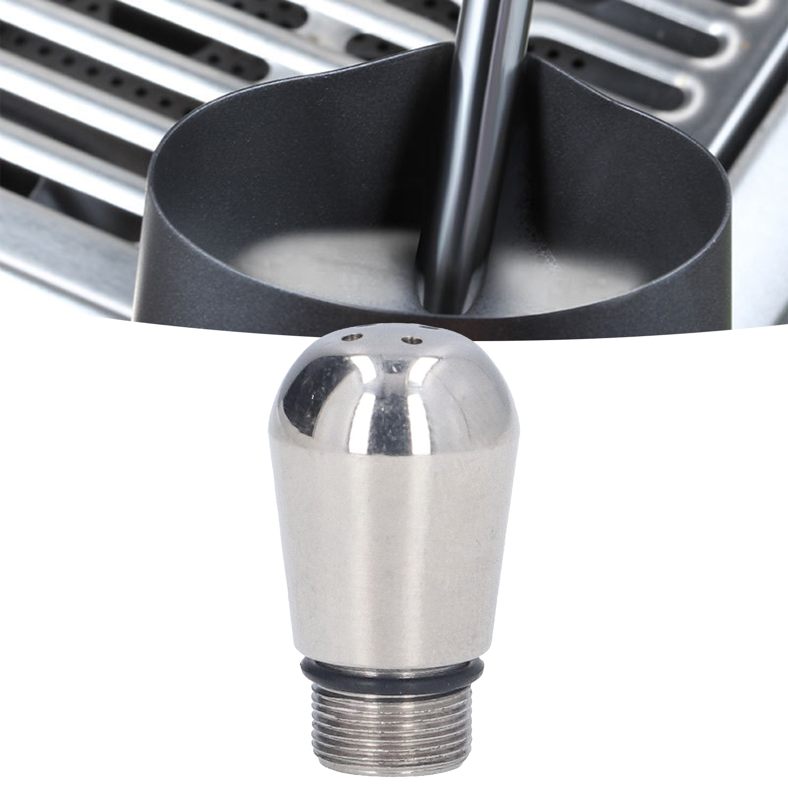 Platinum 8 Dampfdüse Für Kaffeemaschinen, Dampfdüse Aus Edelstahl, Vier Löcher