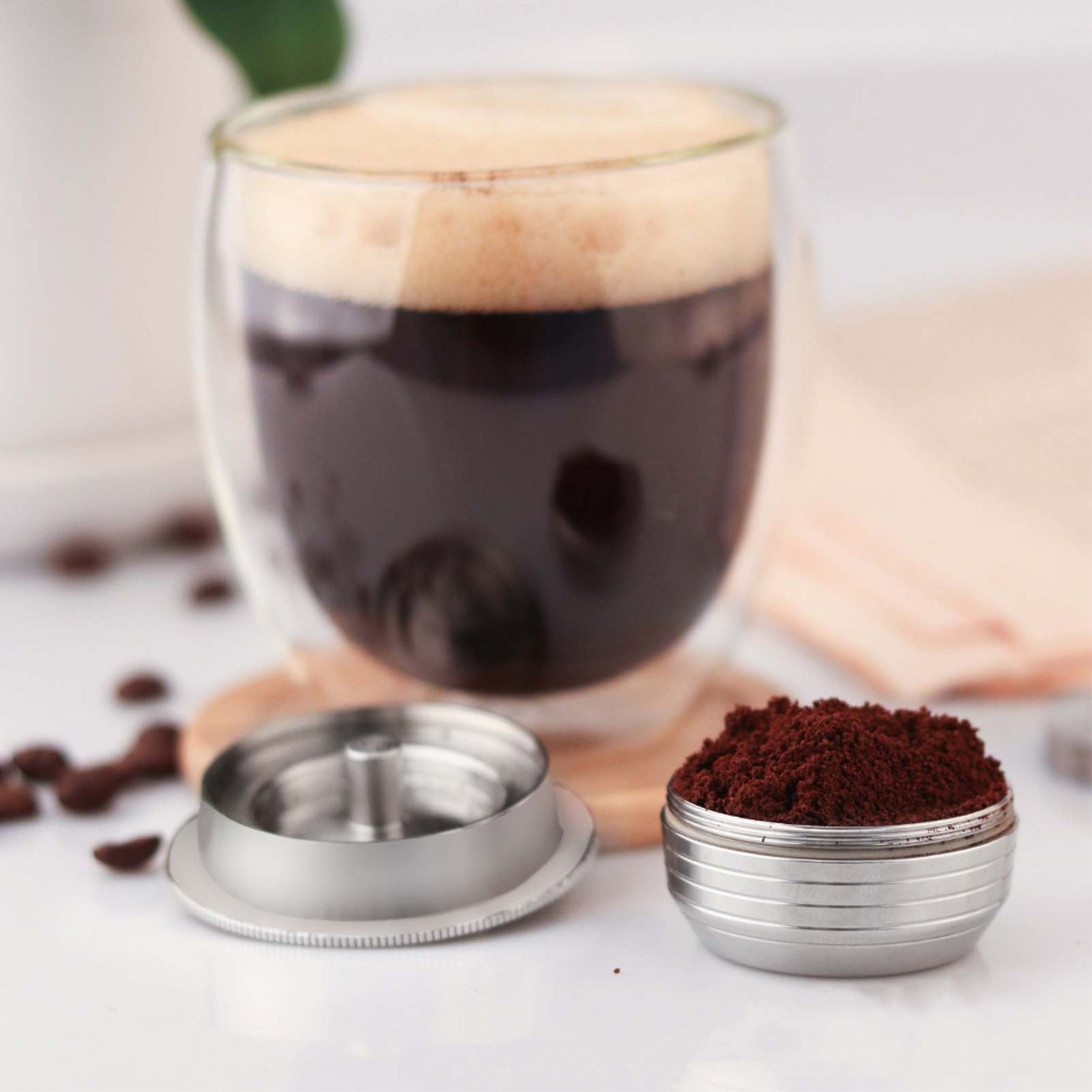Wiederbefüllbare G2-kaffeekapseln, Pvc-kaffeefilter Mit Barcode, Wiederverwendbares Kaffeewerkzeug
