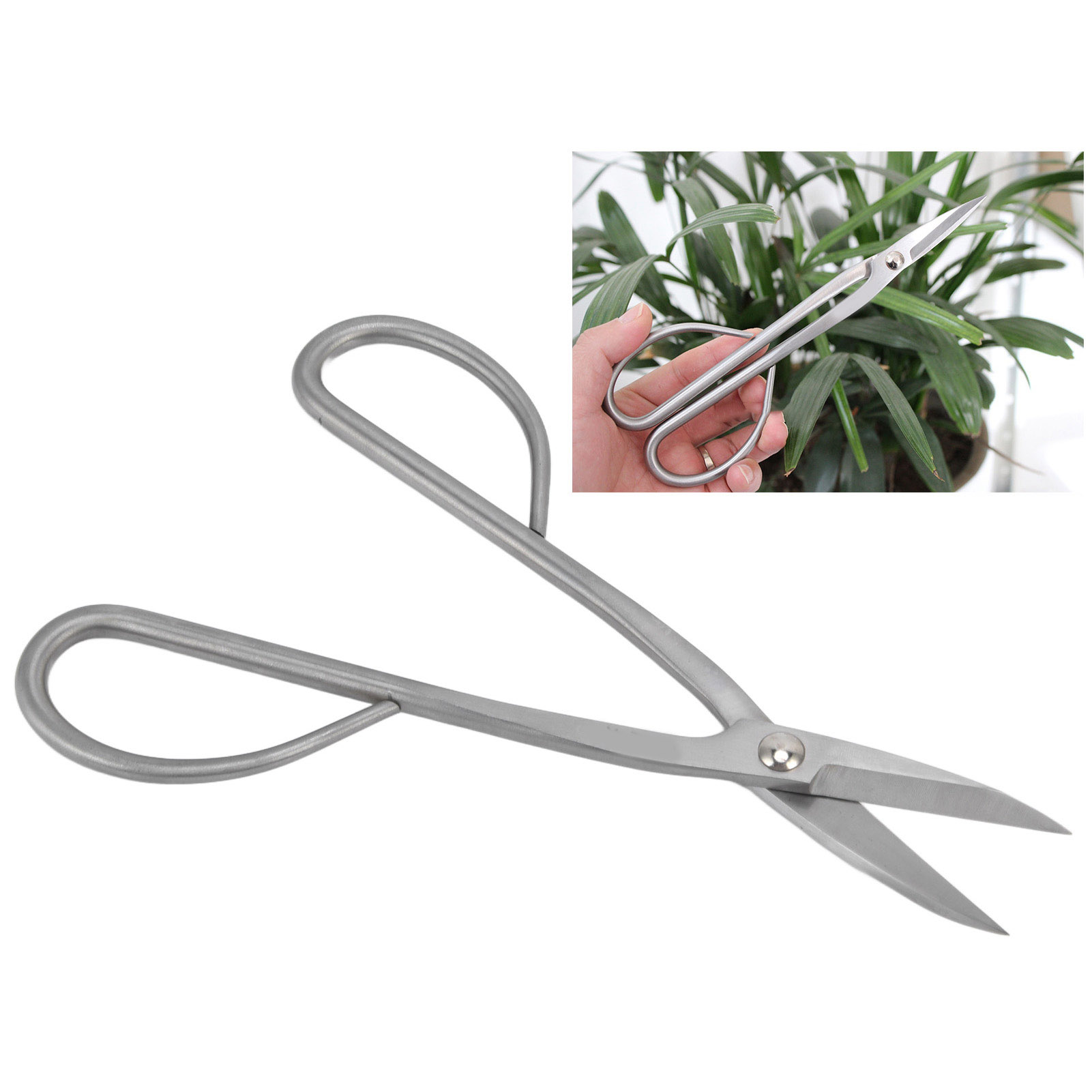 210 Mm Edelstahl-gartenschere Für Feine Schnitte Von Ästen Und Knospen, Orchideenvermehrung Und Professionelle Bonsai-gestaltung.
