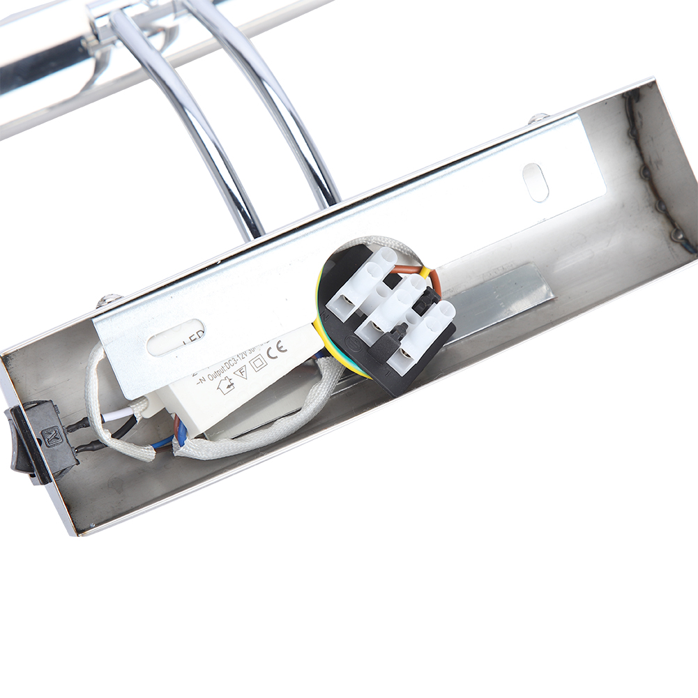 5-w-led-wandleuchte Mit Edelstahlspiegel Für Das Badezimmer