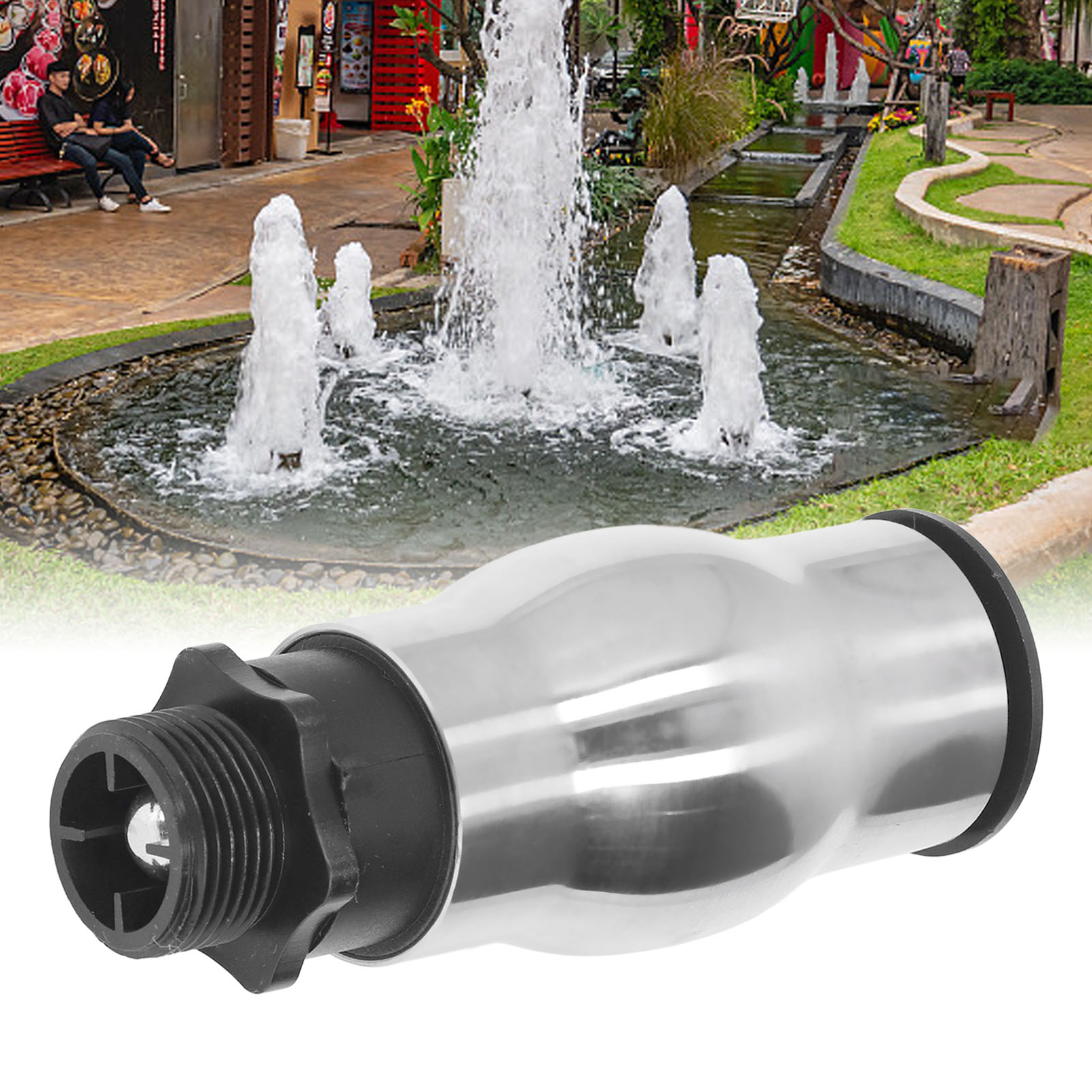G1 Schaumstrahl-springbrunnendüse (männlich) Aus Edelstahl 304 Für Garten, Teich Und See