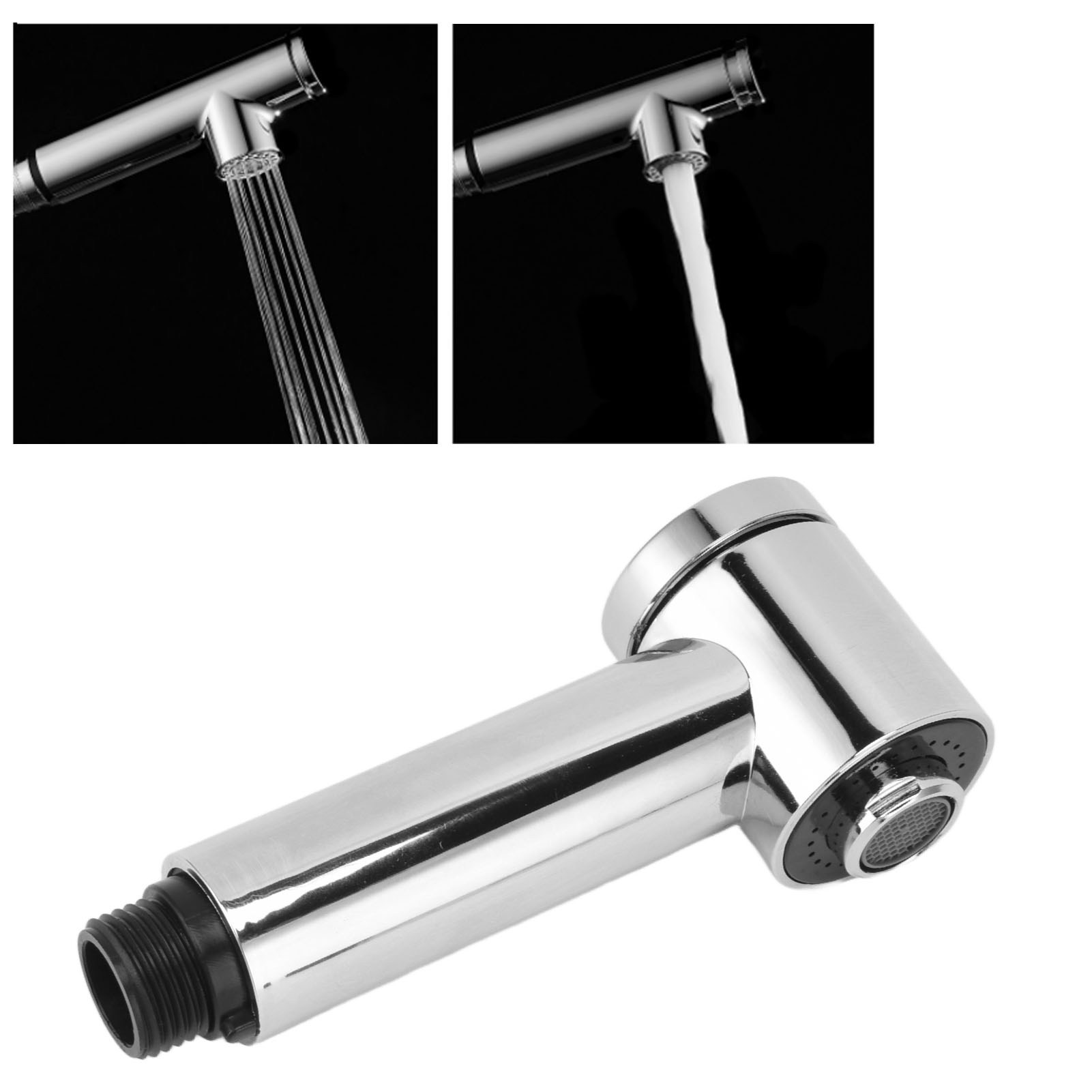 Ausziehbarer, Schwenkbarer Duschkopf Für Küchenarmatur Mit 2 Wasserstrahlarten, Verchromte Handbrause, Düsendurchmesser G1/2